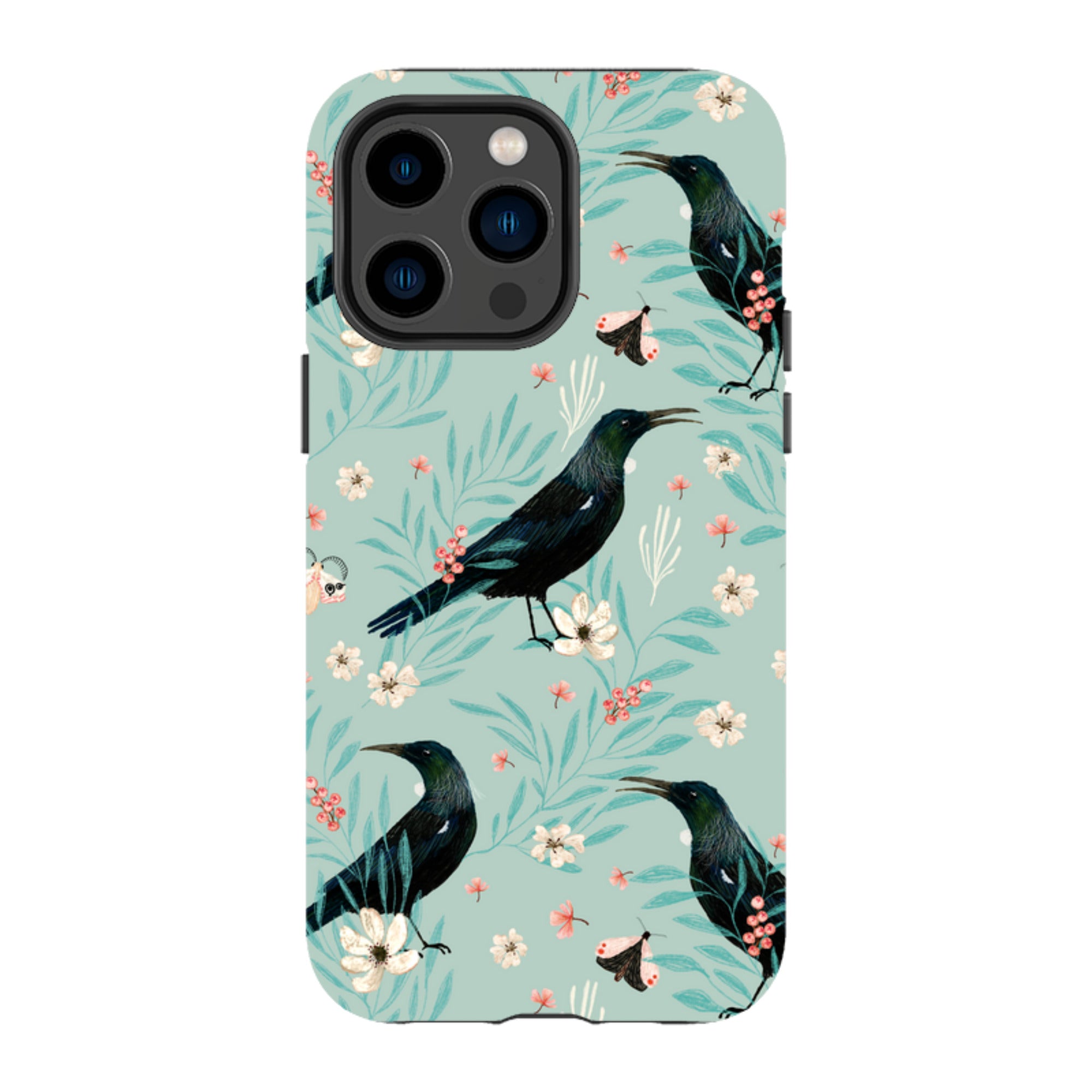 iPhone Tough Case - Tui Light Blue By Katherine Quinn