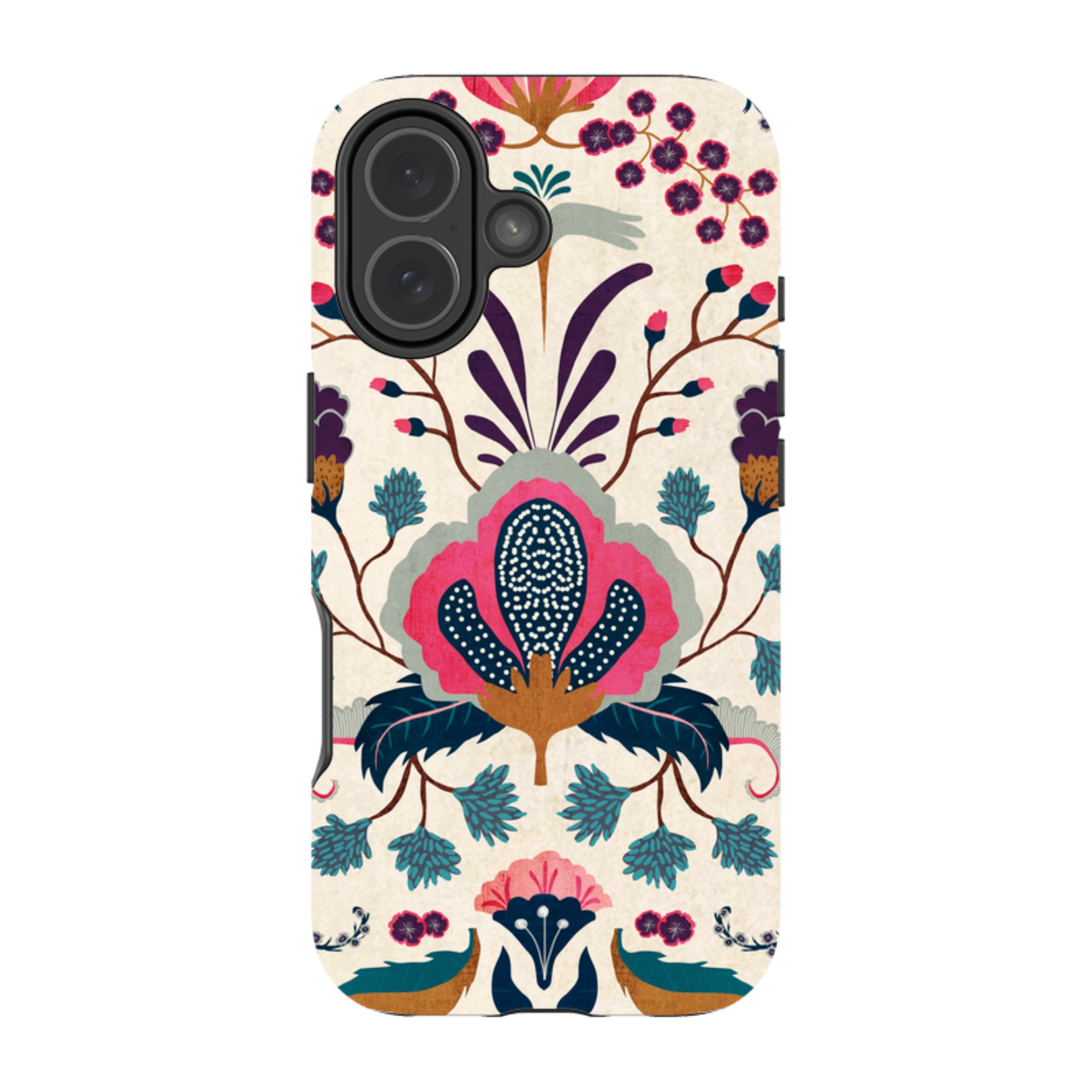 iPhone Tough Case - Folk Floral By Katherine Quinn