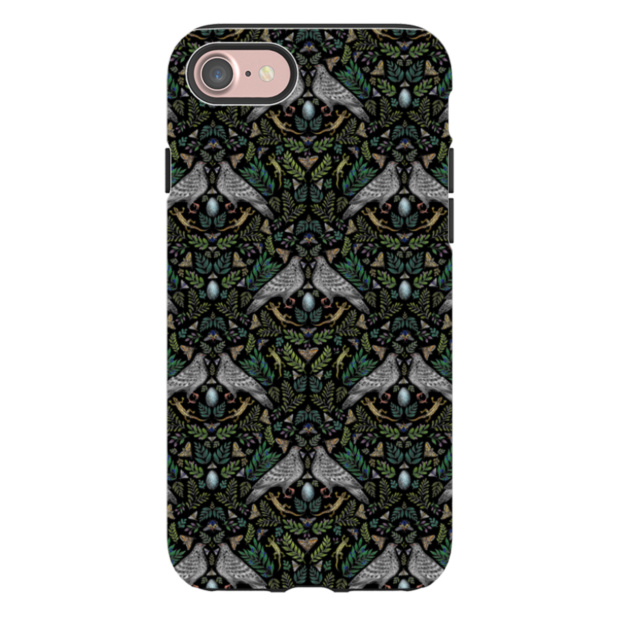 iPhone Tough Case - Dove Pattern By Catherine Rowe