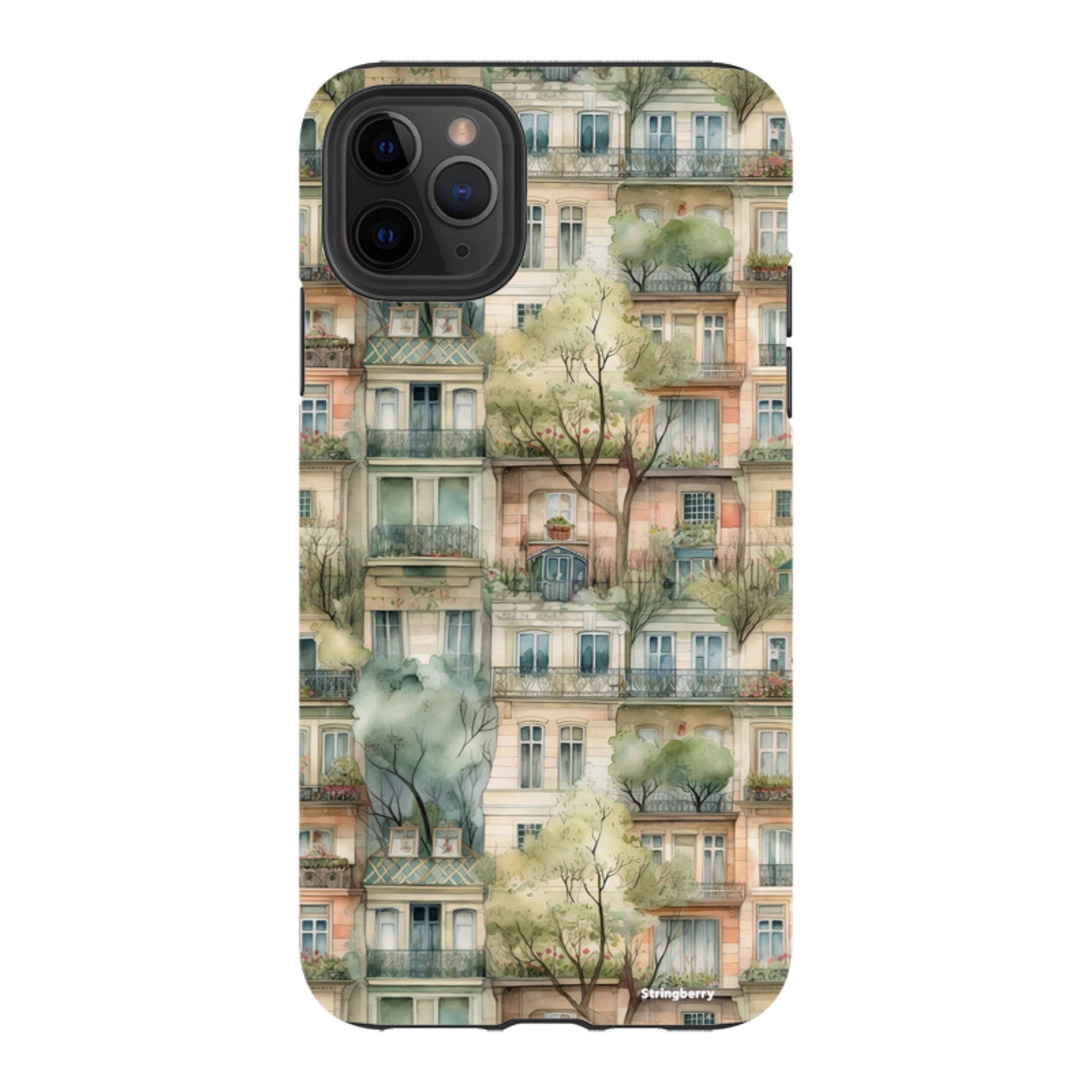 iPhone Tough Case - Montmartre Houses