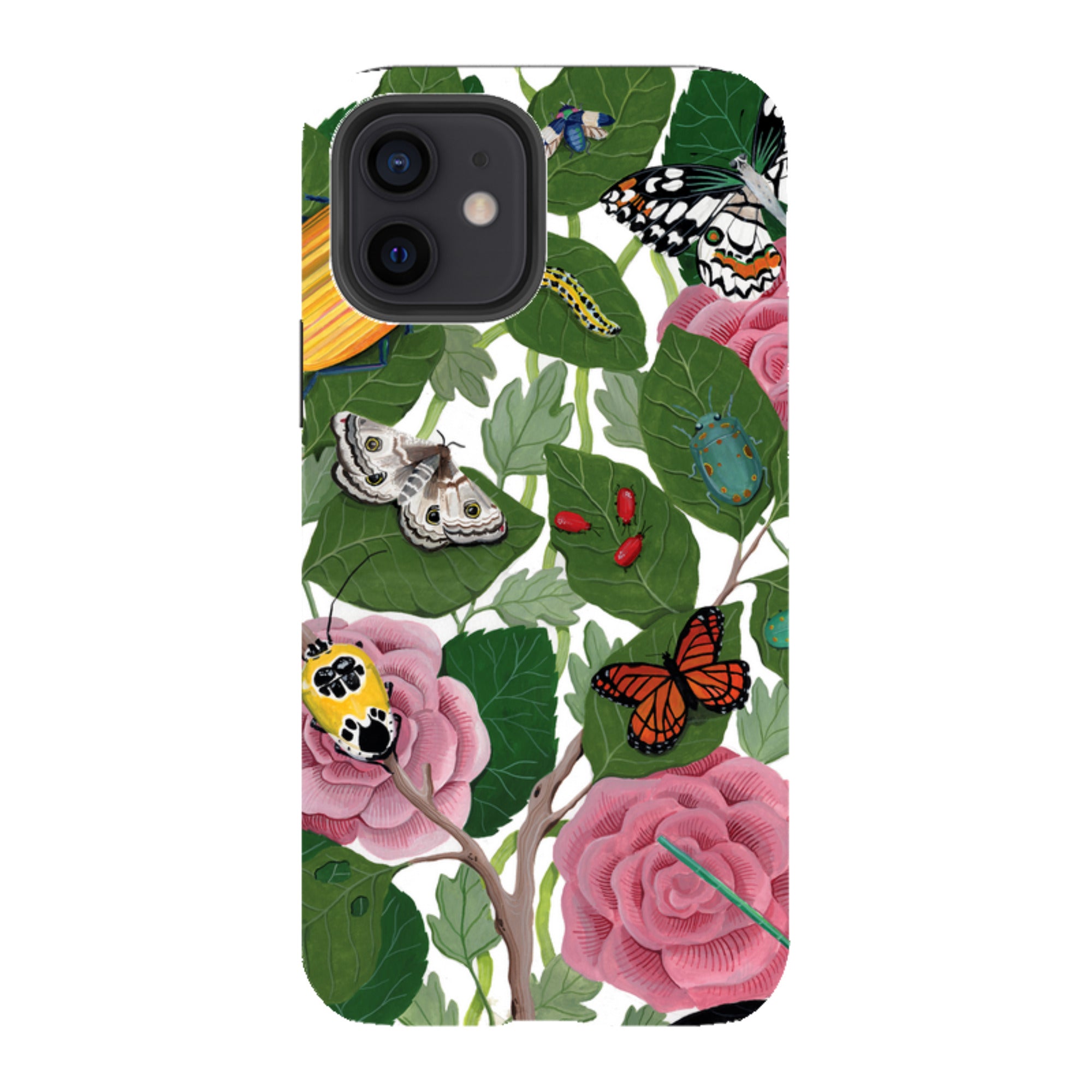 iPhone Tough Case - Butterflies And Beatles By Bex Parkin