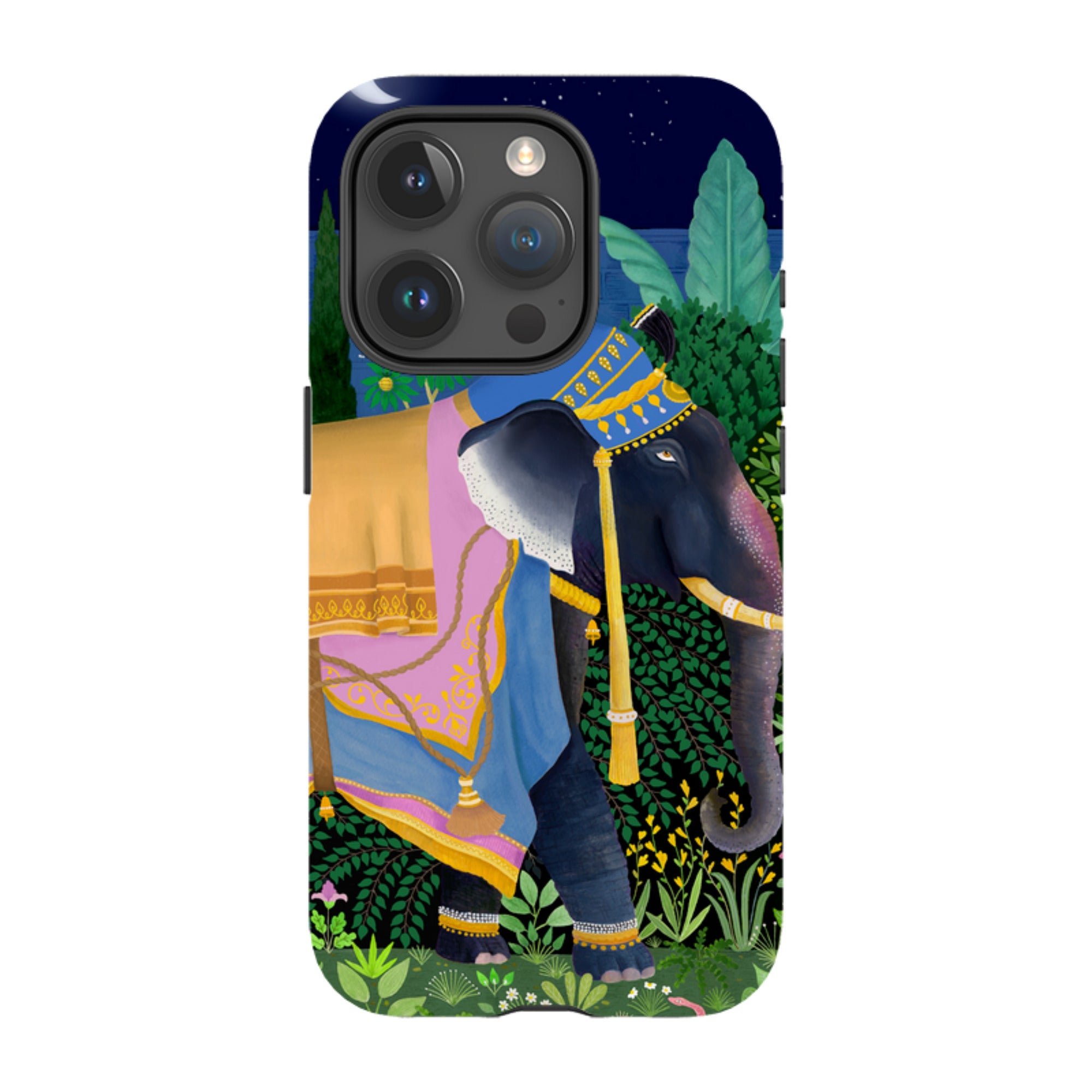 iPhone MagSafe Tough Case -  Indian Elephant By Bex Parkin