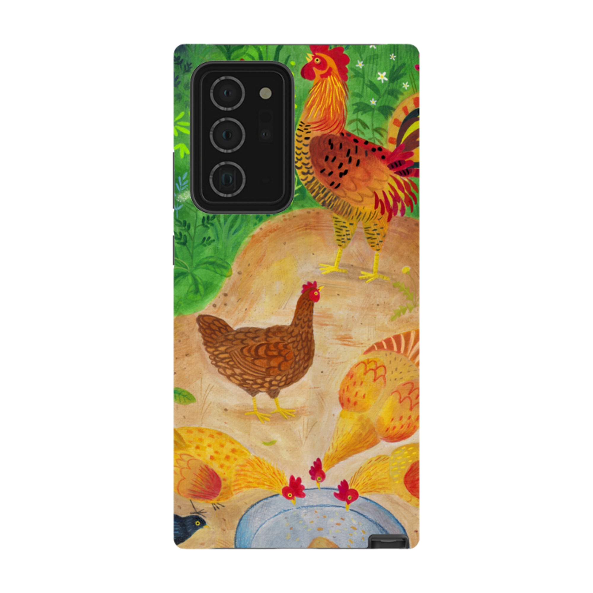 Samsung Tough Case - Chickens By Bex Parkin