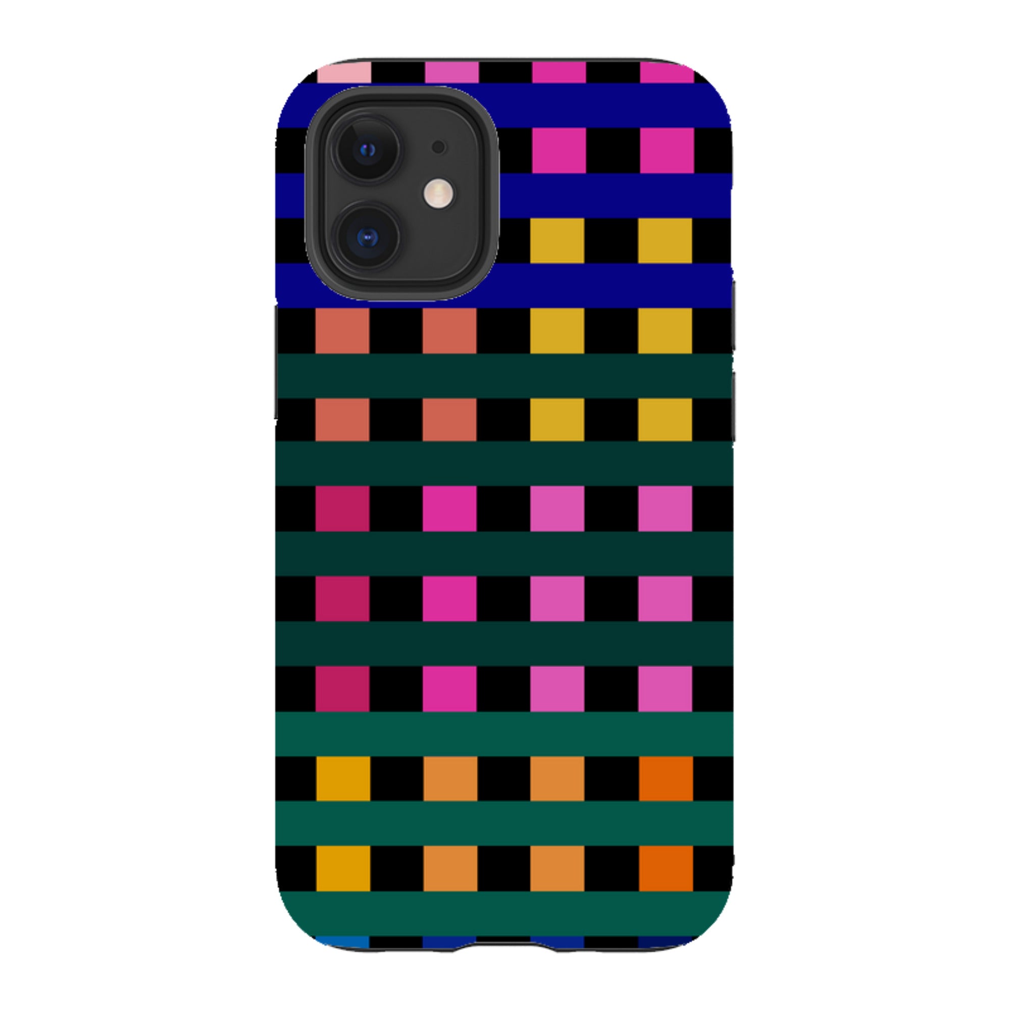 iPhone Tough Case - Newton Check By Kitty Joseph