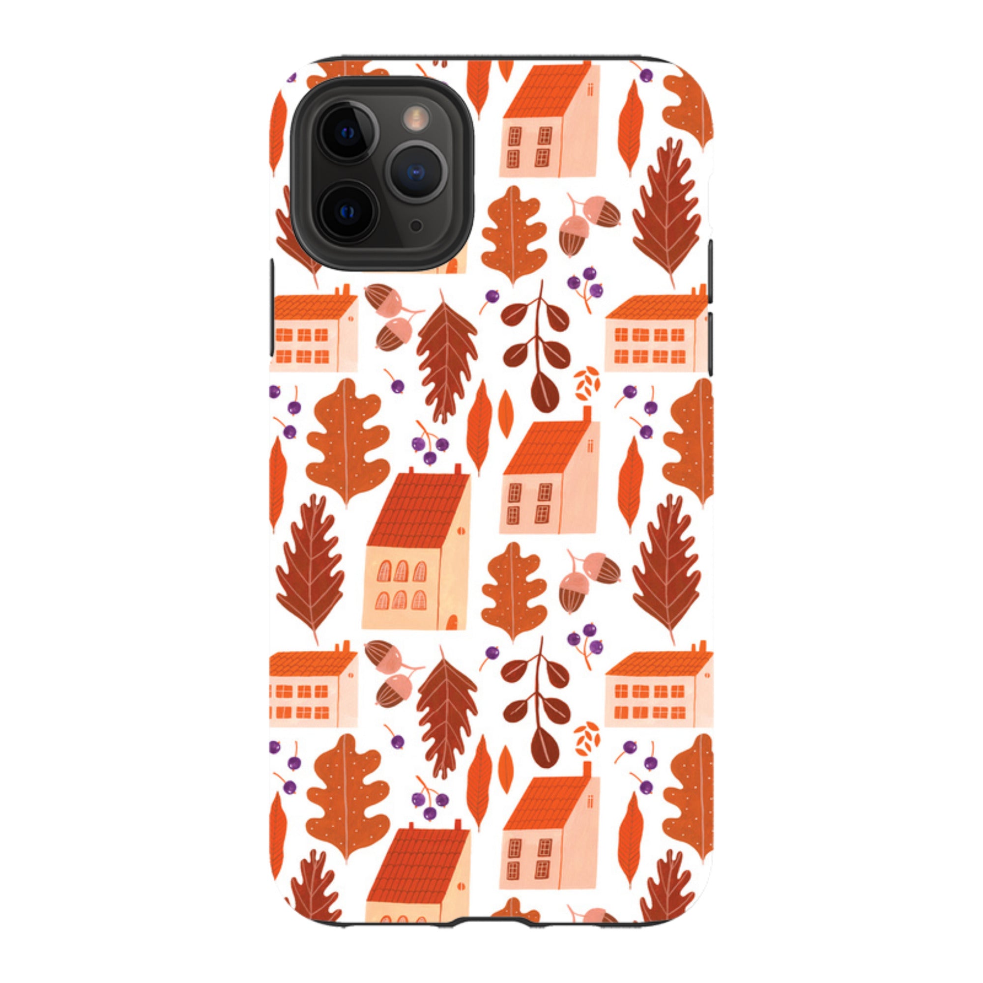 iPhone Tough Case - Autumn Pattern By Madalina Andronic