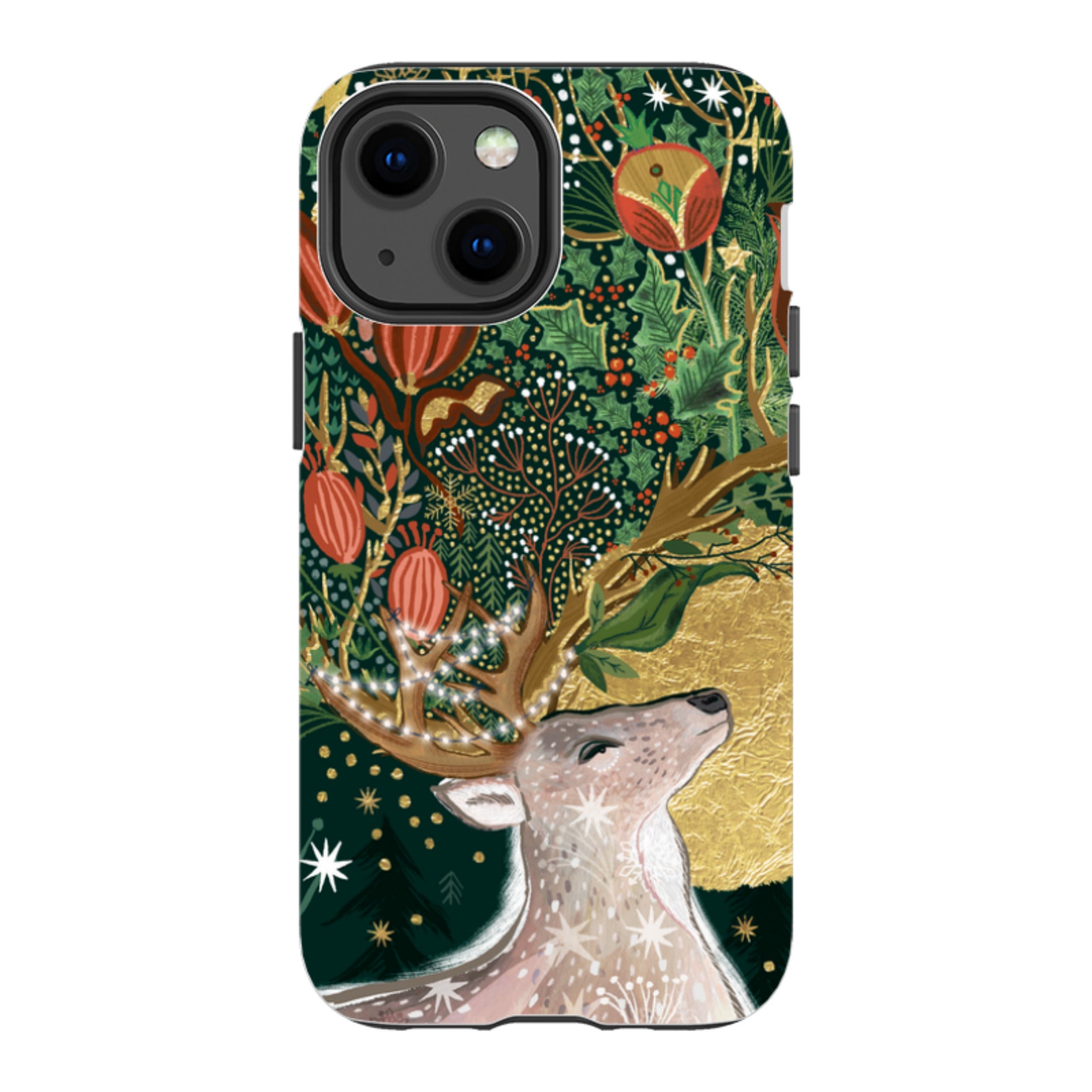 iPhone Tough Case - Winter Deer I By Emma Frances Grant