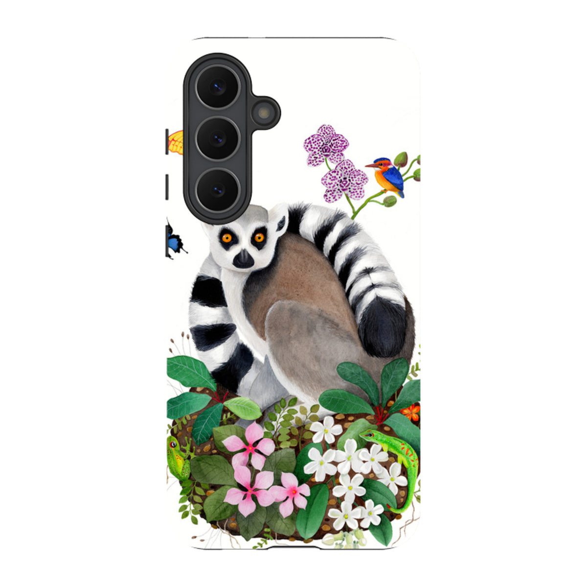 Samsung Tough Case - Madagascar Lemur By Bex Parkin