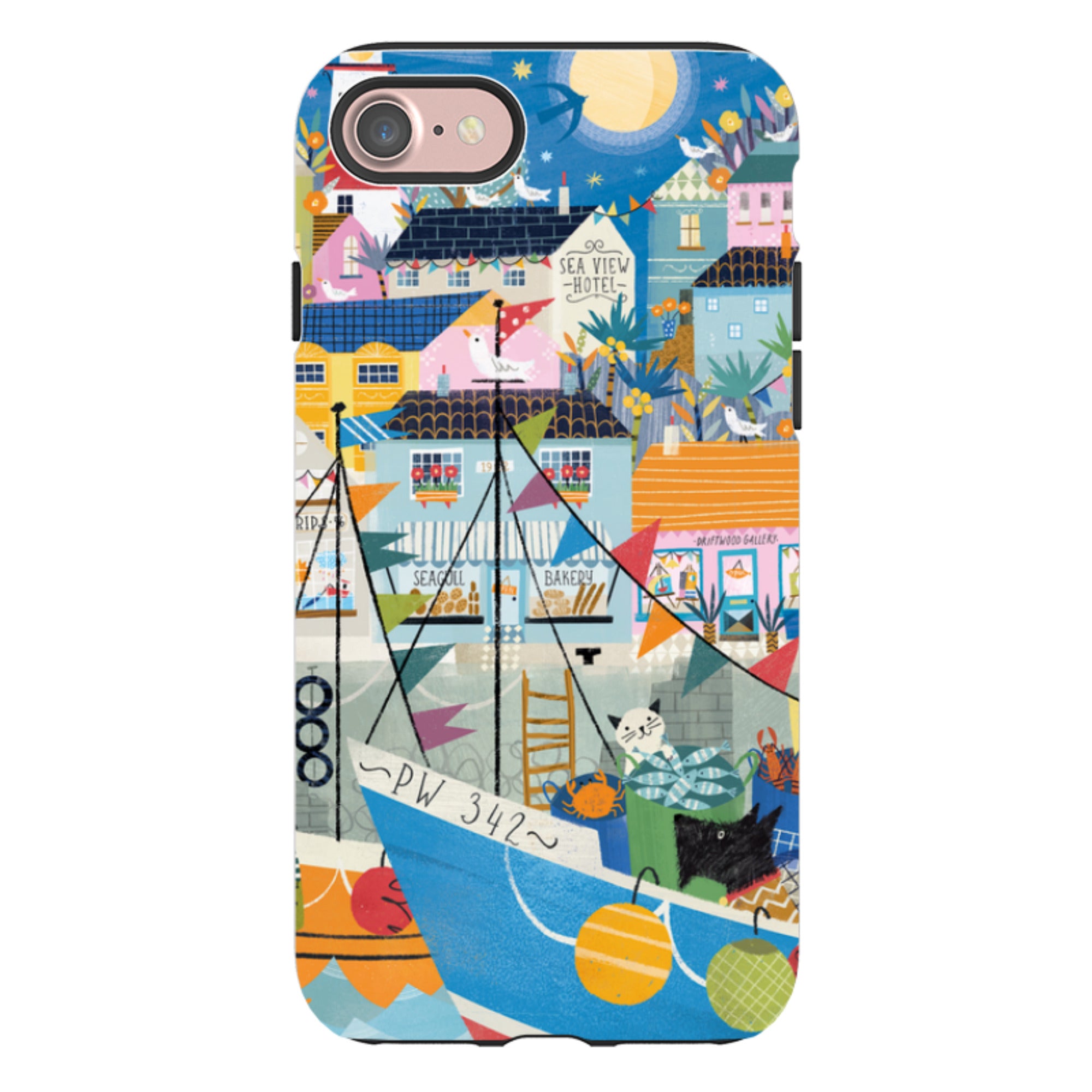 iPhone Case - Night Harbour 1 By Ali Brookes