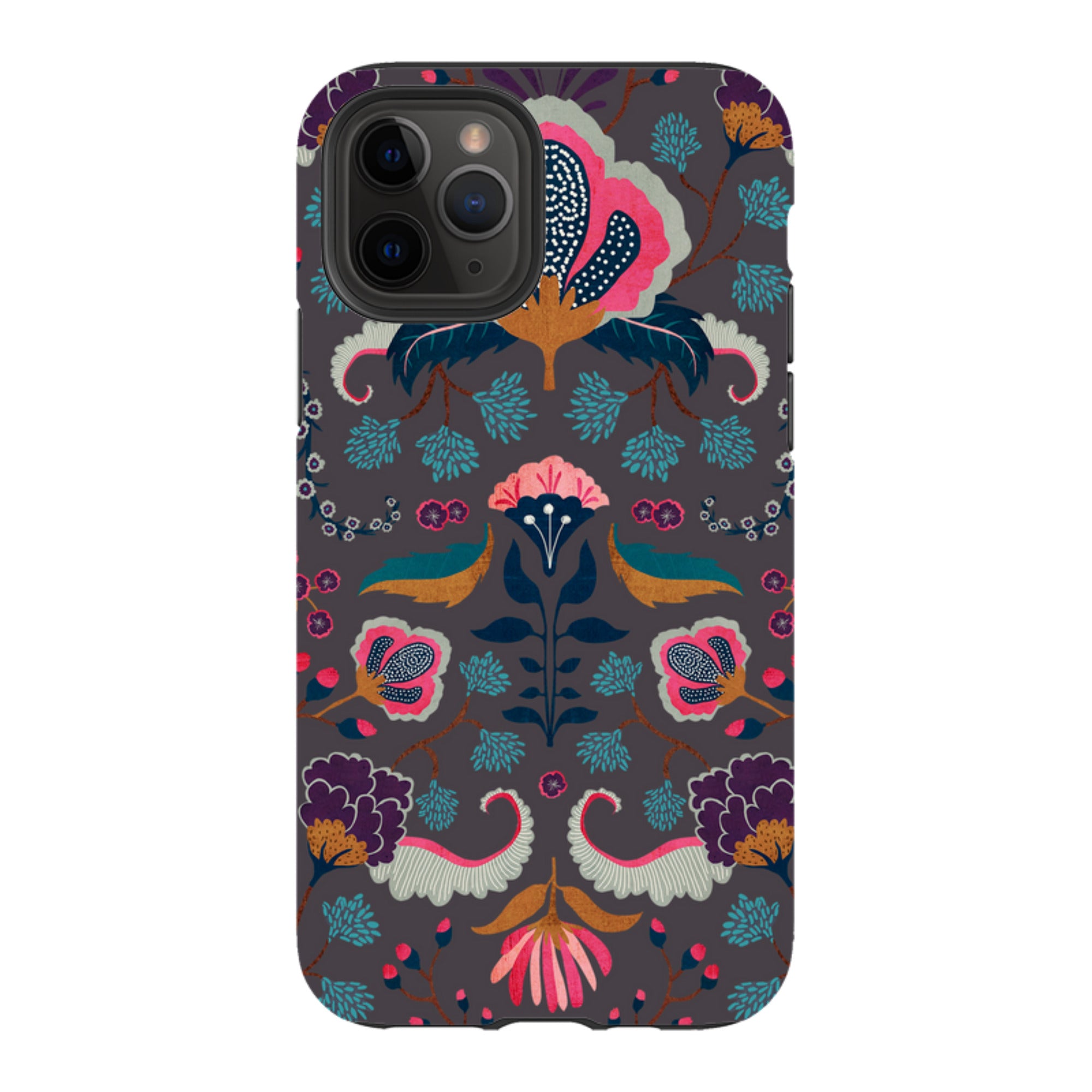 iPhone Tough Case - Folk Floral II By Katherine Quinn