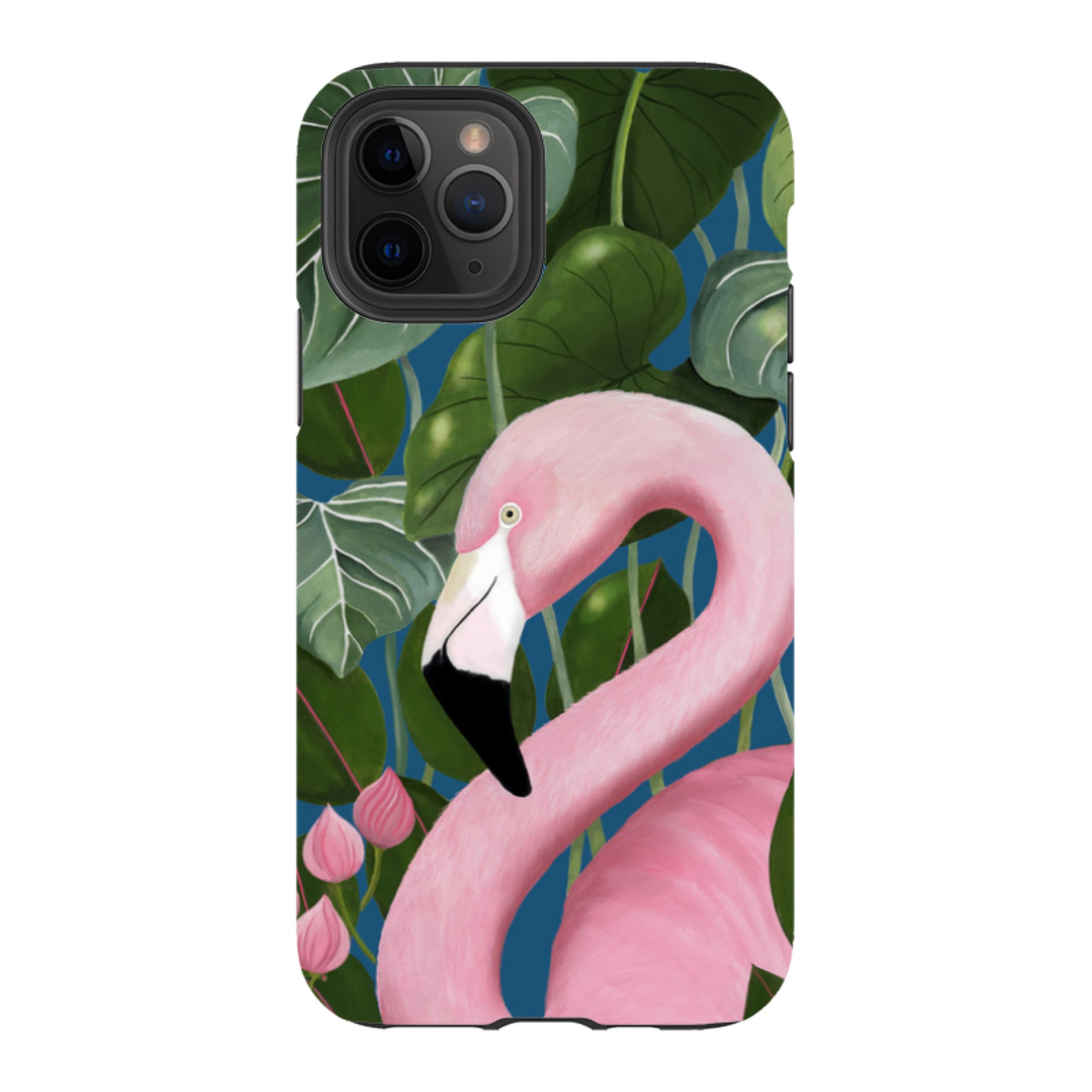 iPhone Tough Case - Flamingo By Bex Parkin