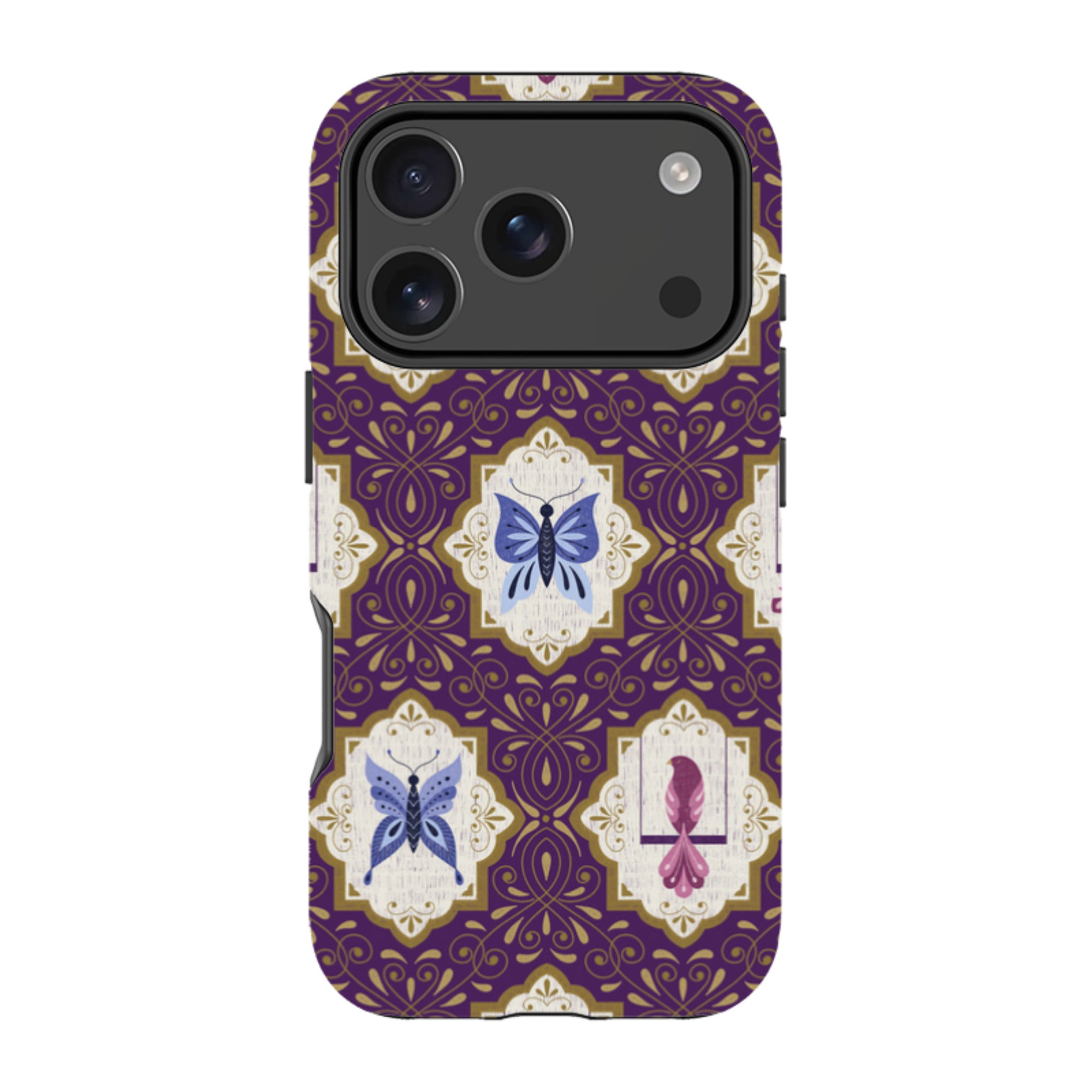 iPhone Tough Case - Wingframes Purple By Jenny Zemanek