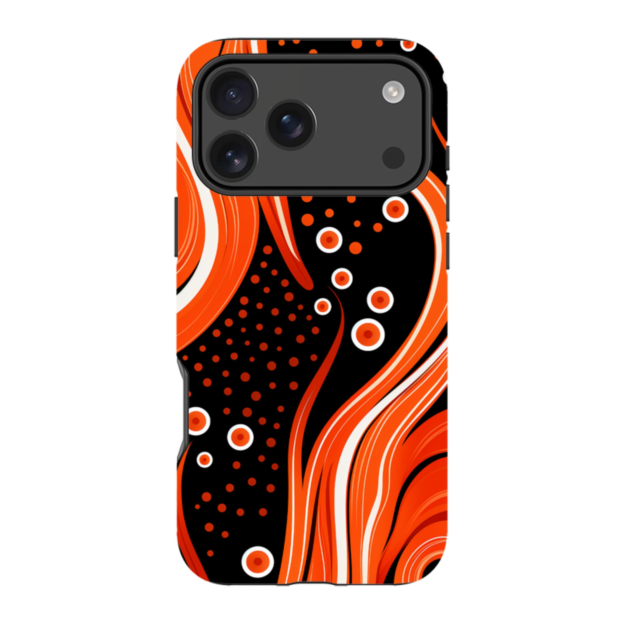 iPhone Tough Case -Red Wave Stars