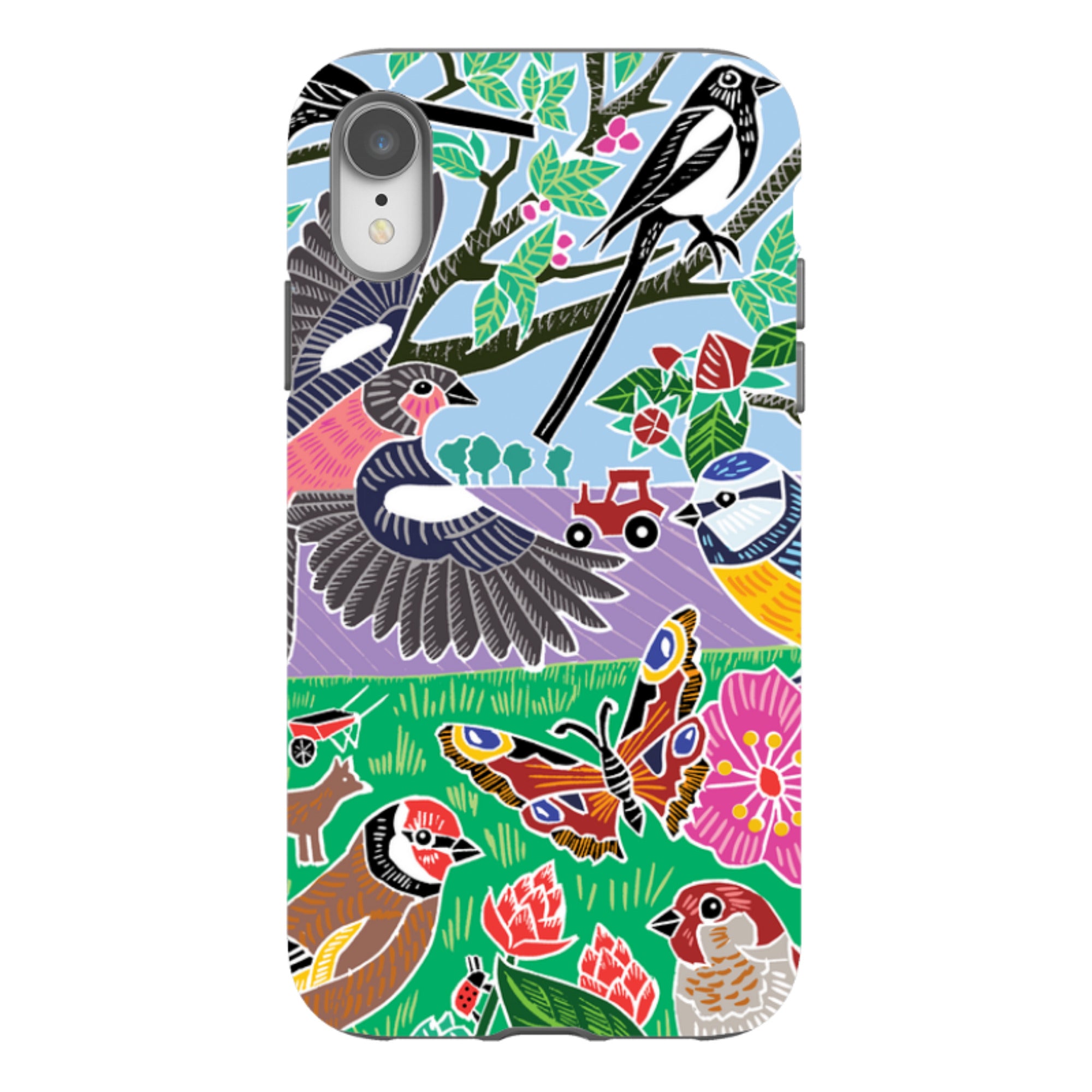 iPhone Tough Case - Garden Bird Jigsaw B By Kate Heiss