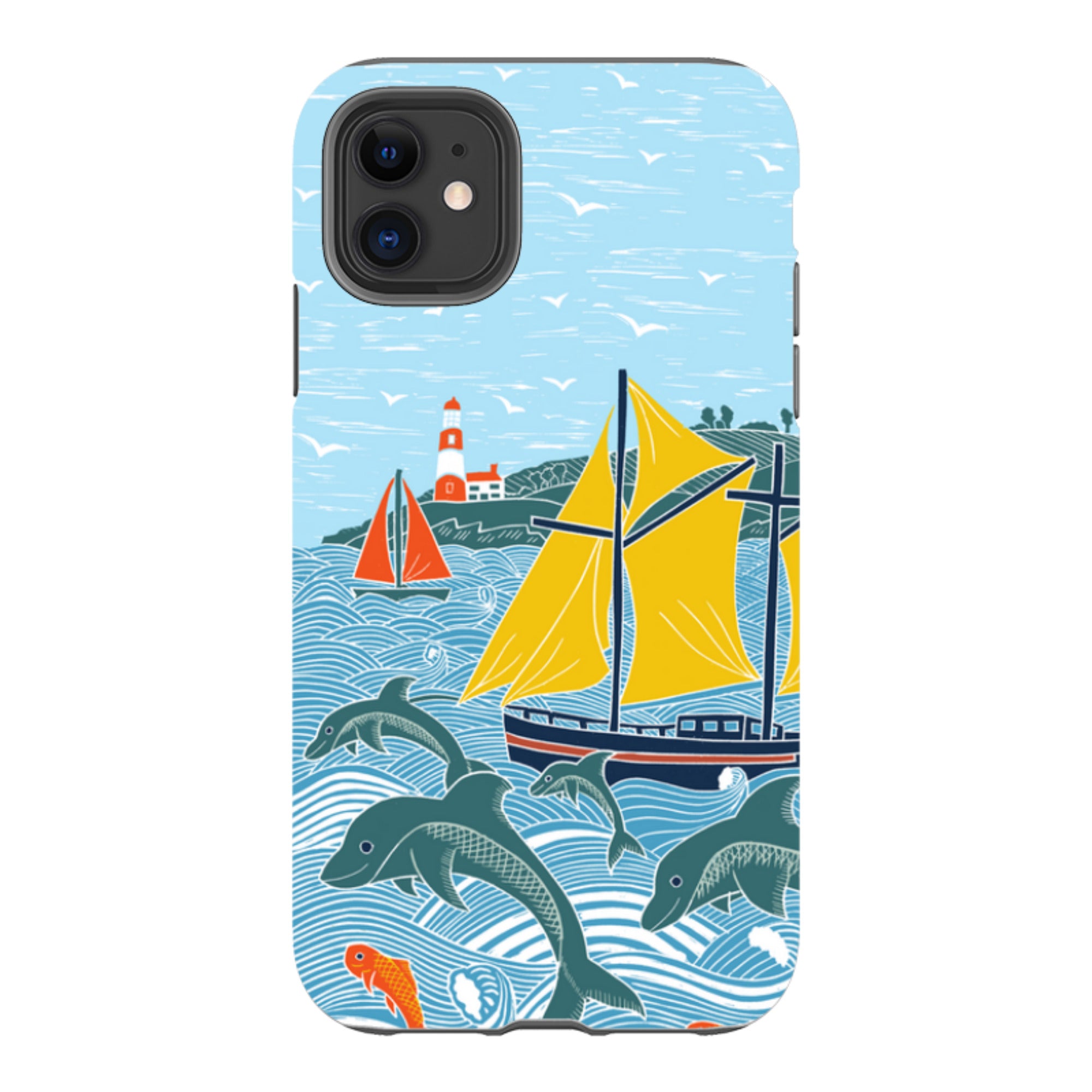 iPhone Case - Dolphins By Kate Heiss