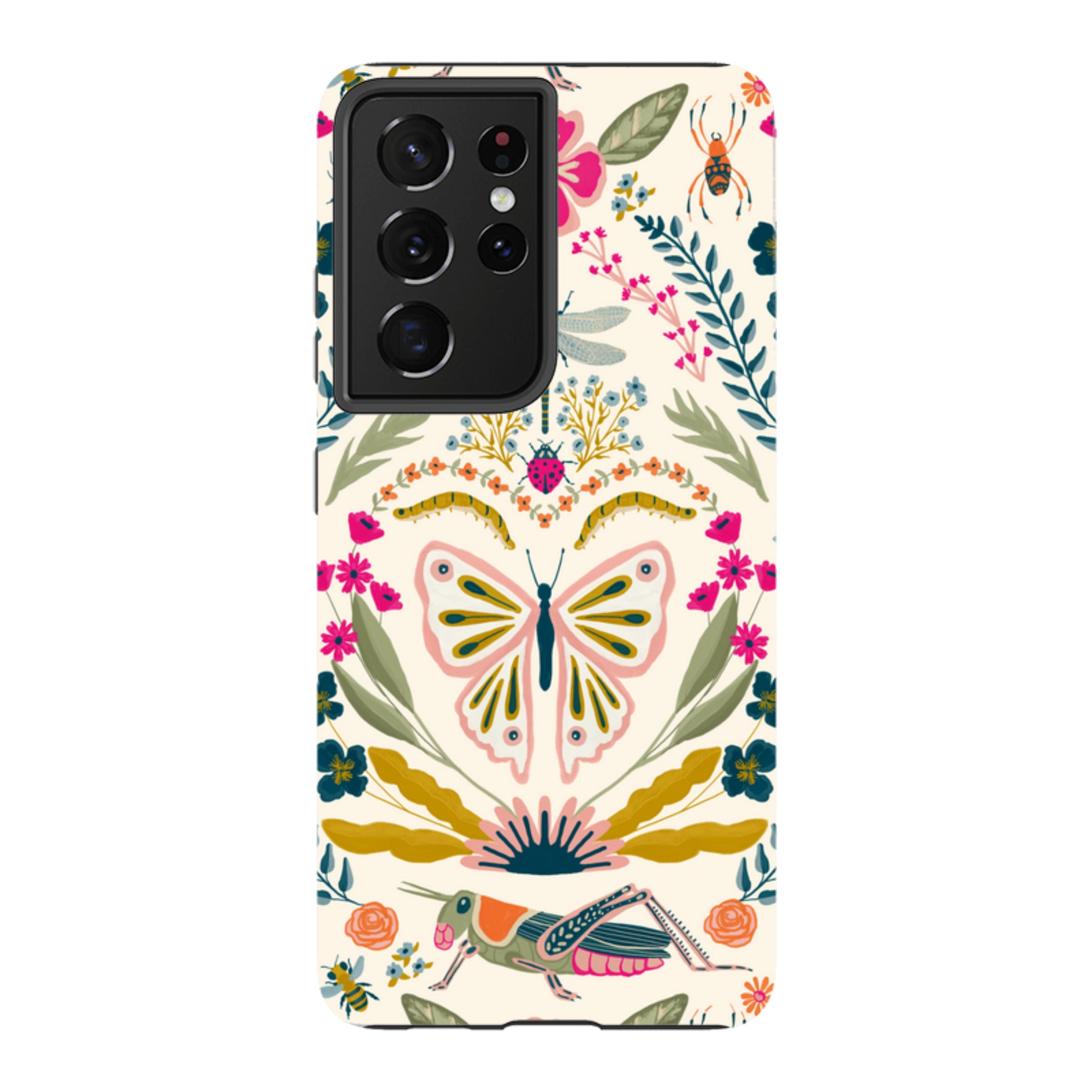 Samsung Tough Case - Butterfly Floral By Abby Jacobs