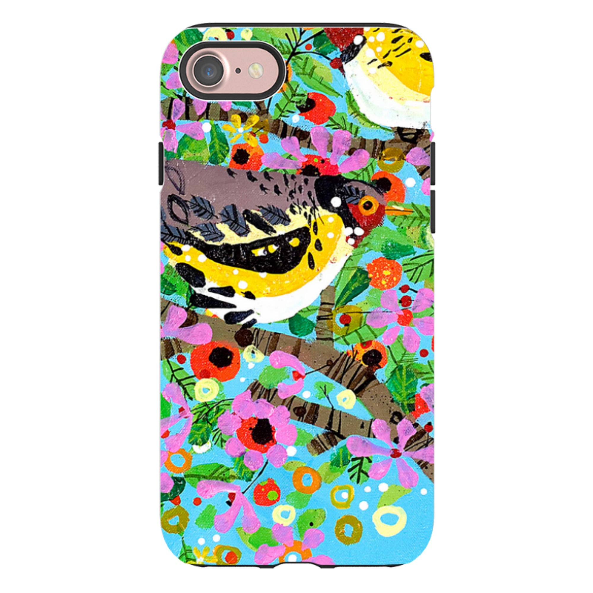 iPhone Tough Case - Finches By Claire West