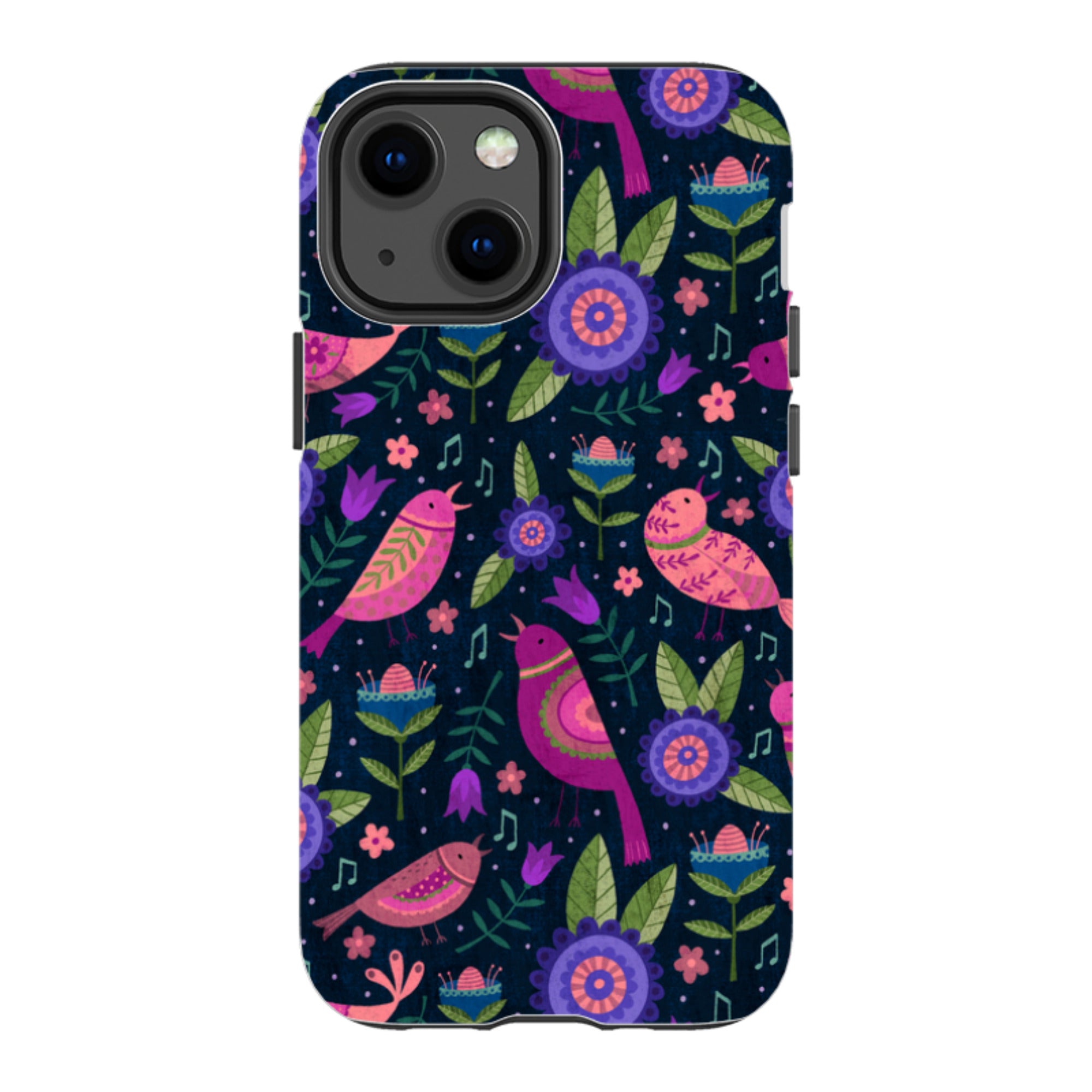 iPhone Tough Case - Bird Pattern VI By Suzy Taylor