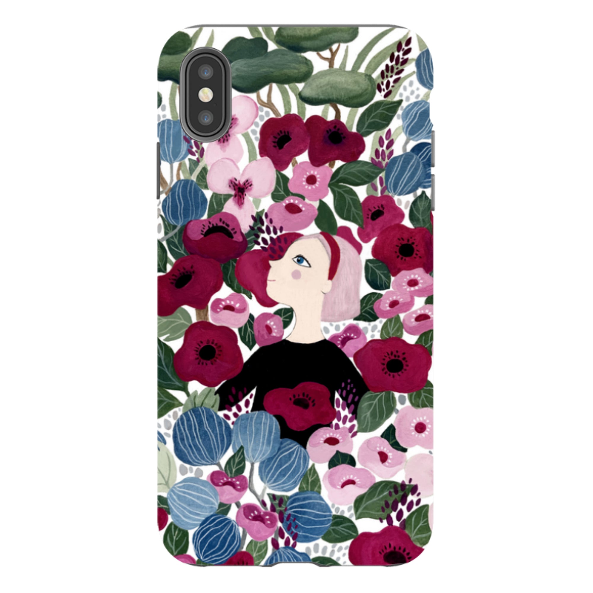 iPhone Tough Case - Flower Garden By Bex Parkin