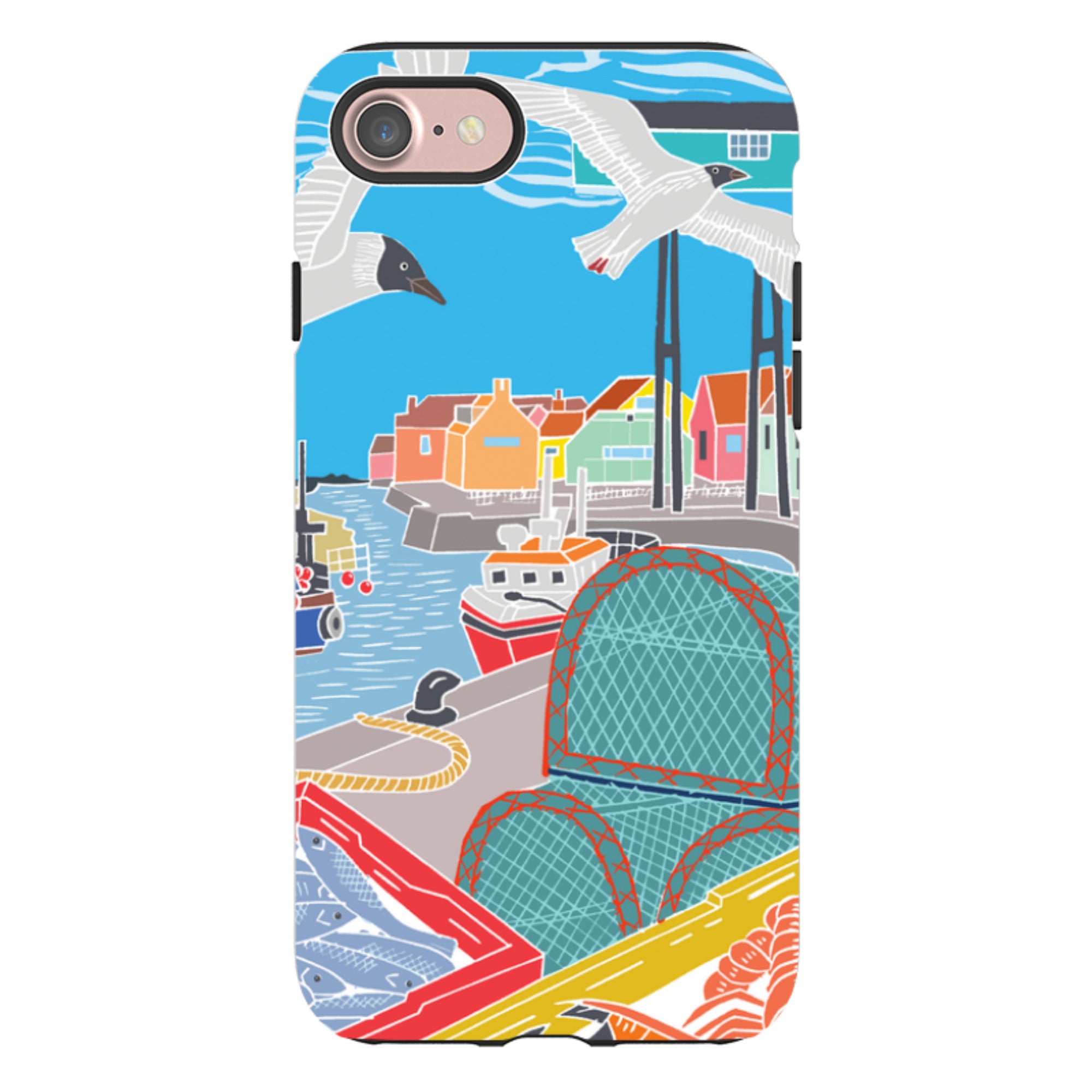 iPhone Tough Case - Bright Houses By Kate Heiss