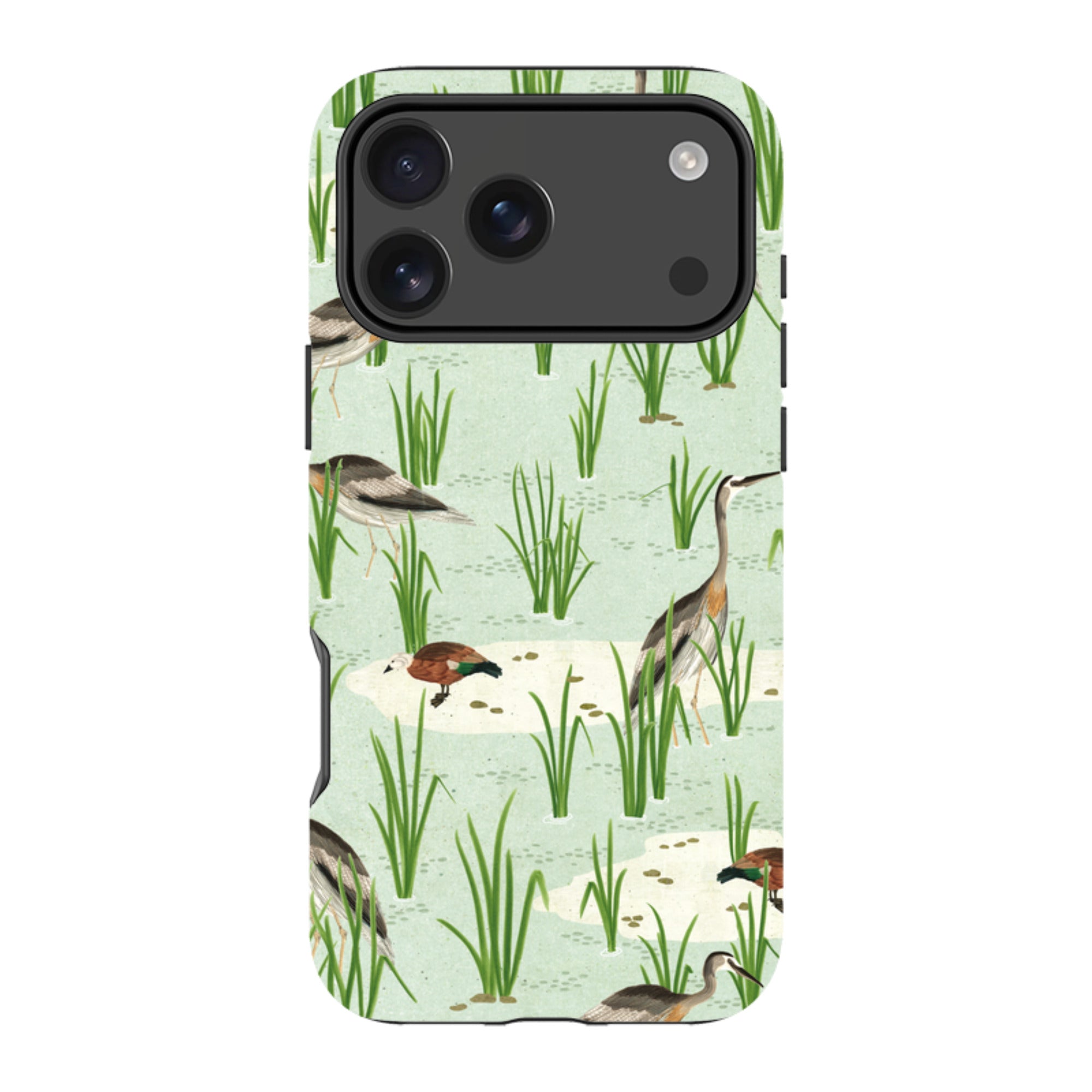 iPhone Tough Case - Wet Lands By Katherine Quinn