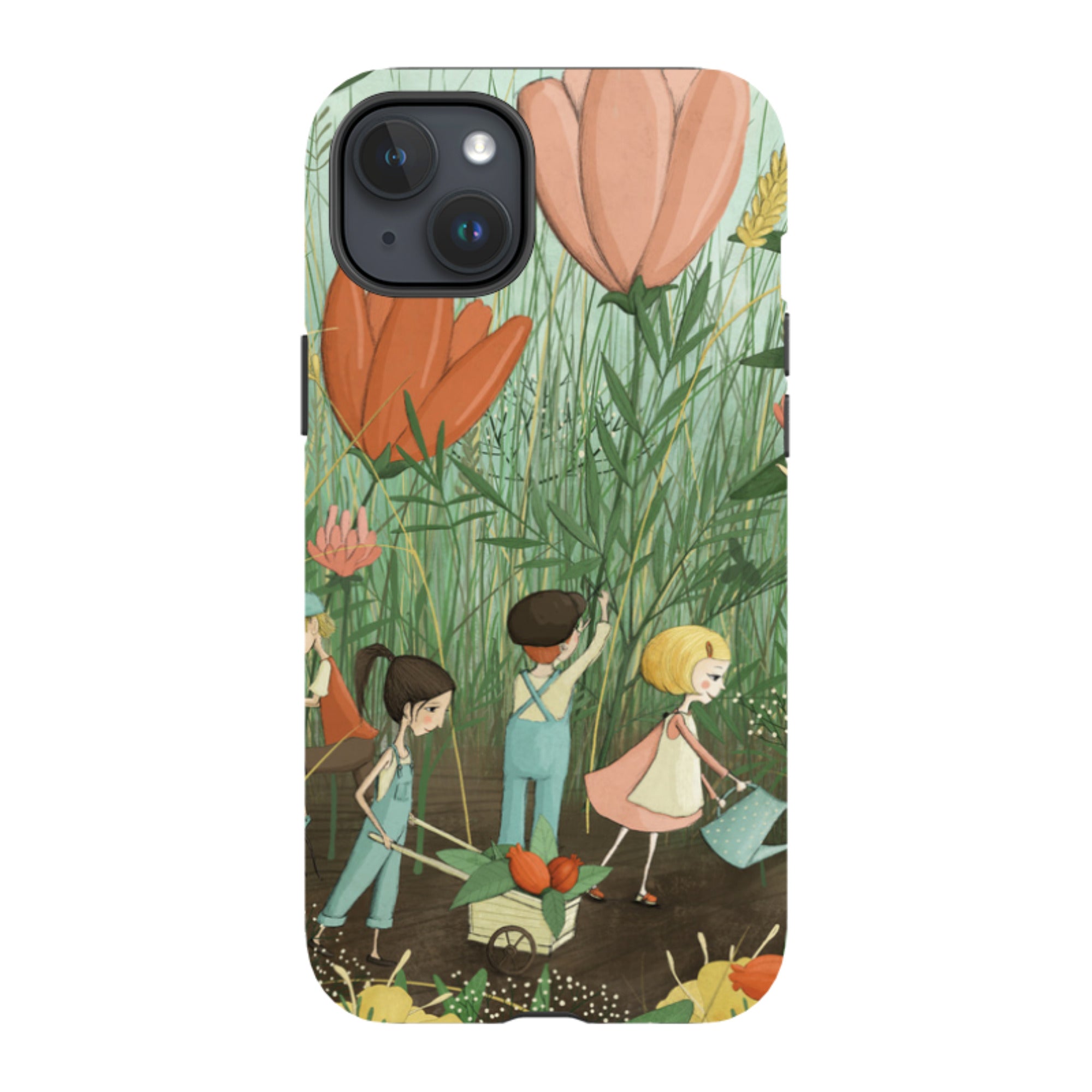 iPhone Tough Case - Garden Day By Maja Lindberg