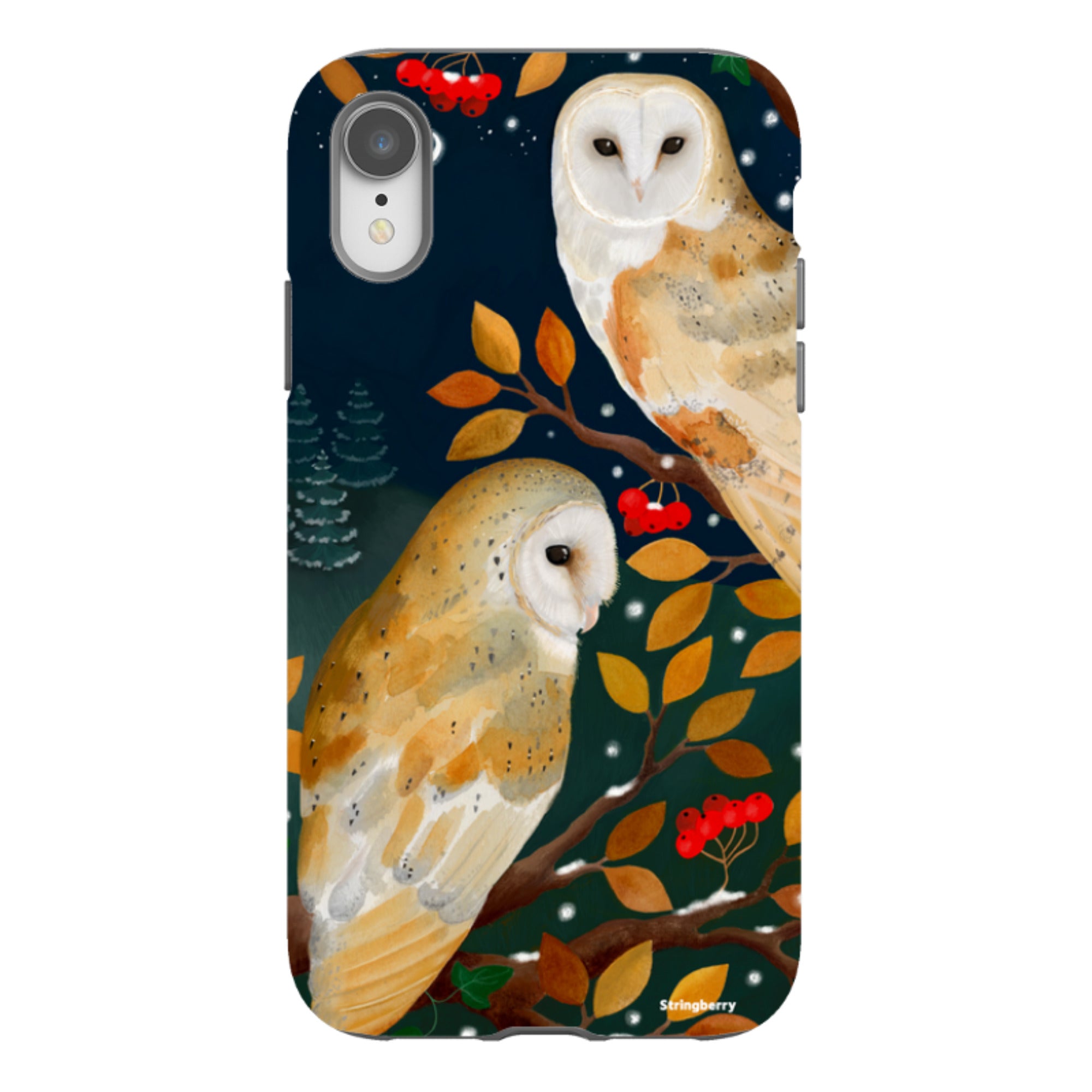 iPhone Tough Case - Autumn Owls By Bex Parkin