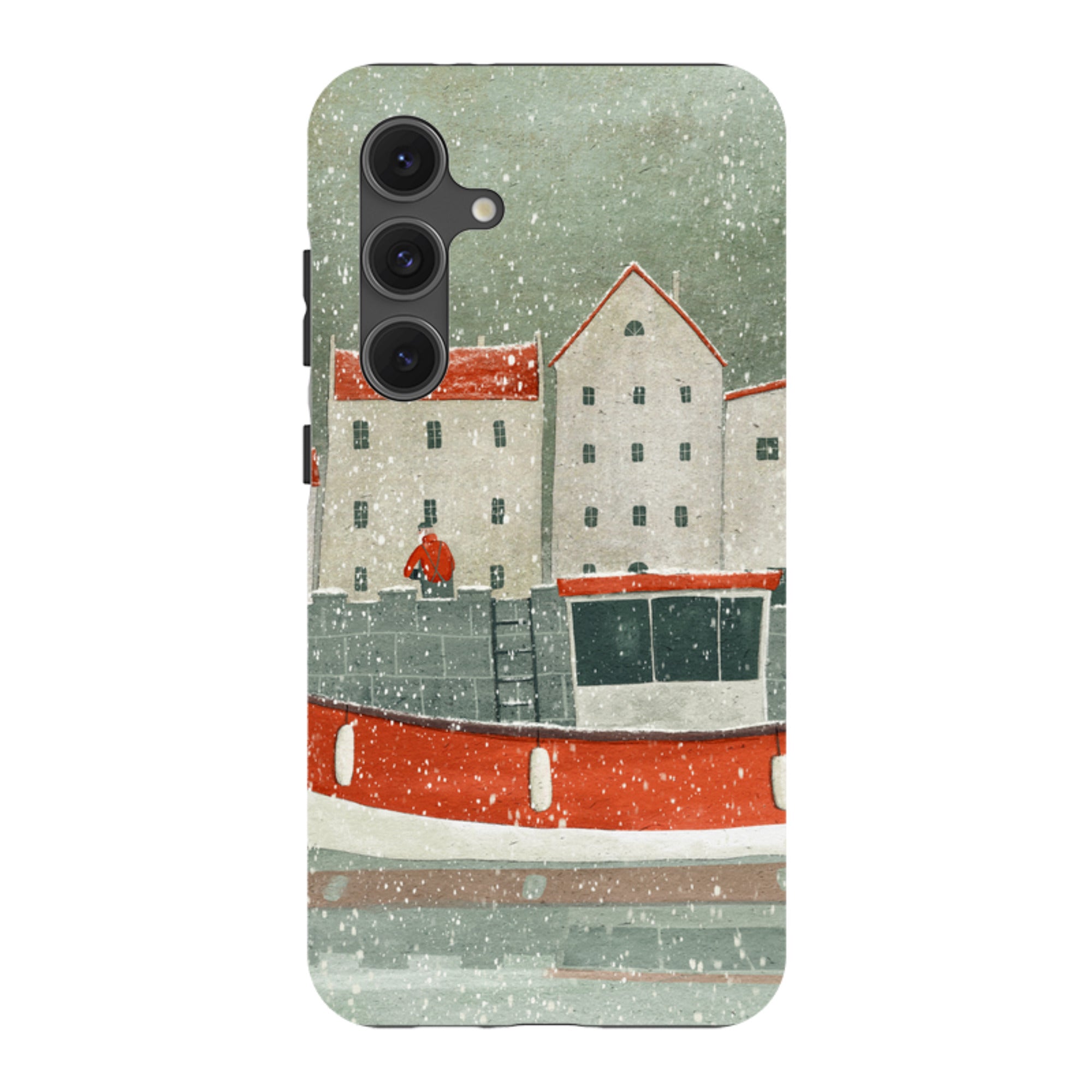 Samsung Tough Case - Christmas Harbour By Maja Lindberg