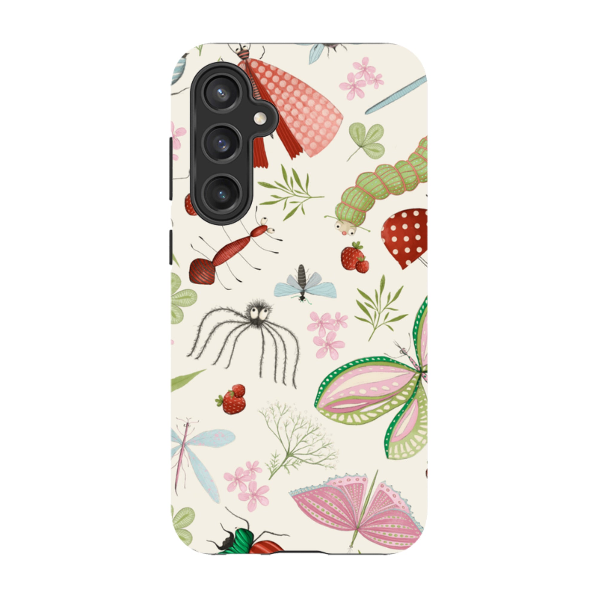Samsung Tough Case - Insects Pattern By Maja Lindberg