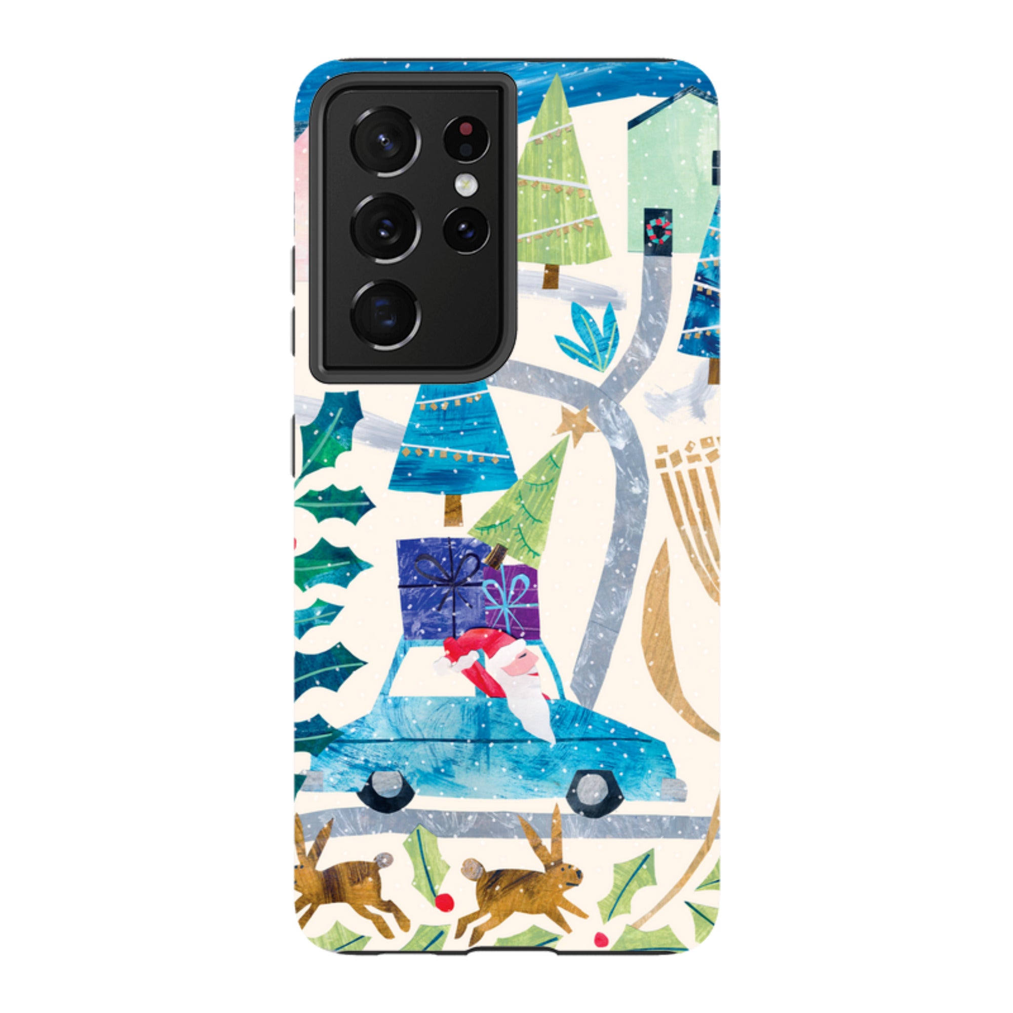 Samsung Tough Case - Santa Driving Home By Tracey English