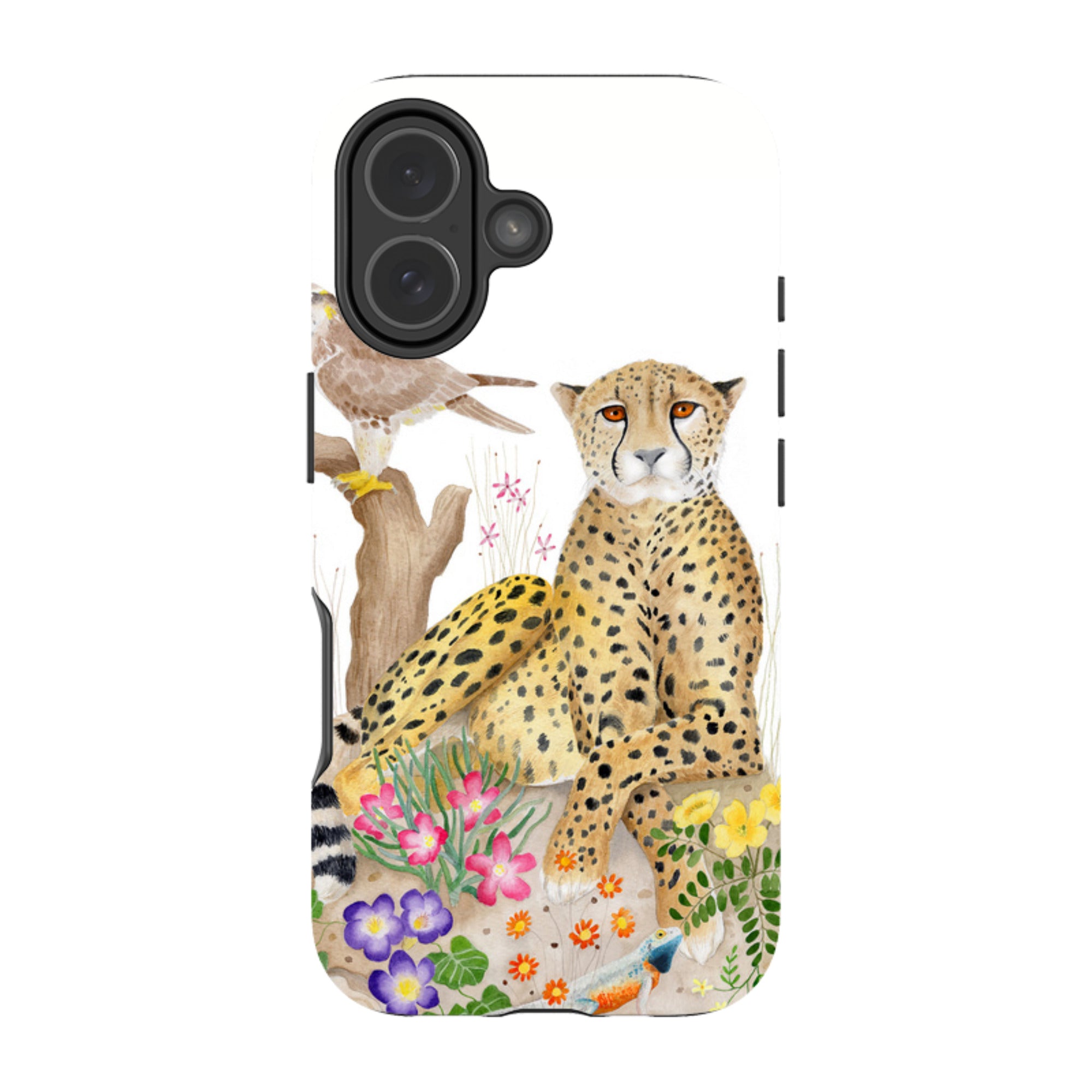 iPhone Tough Case - Botswana Cheetah By Bex Parkin