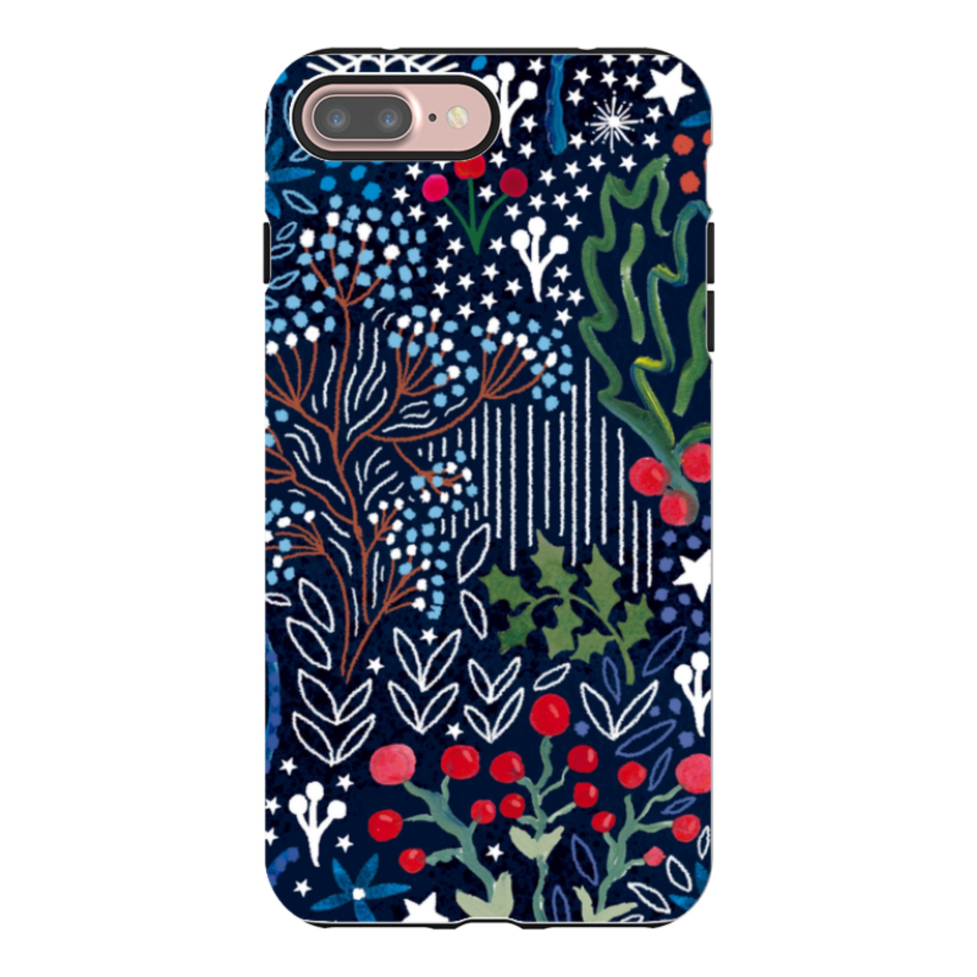 iPhone Tough Case - Winter Flowers II By Emma Frances Grant