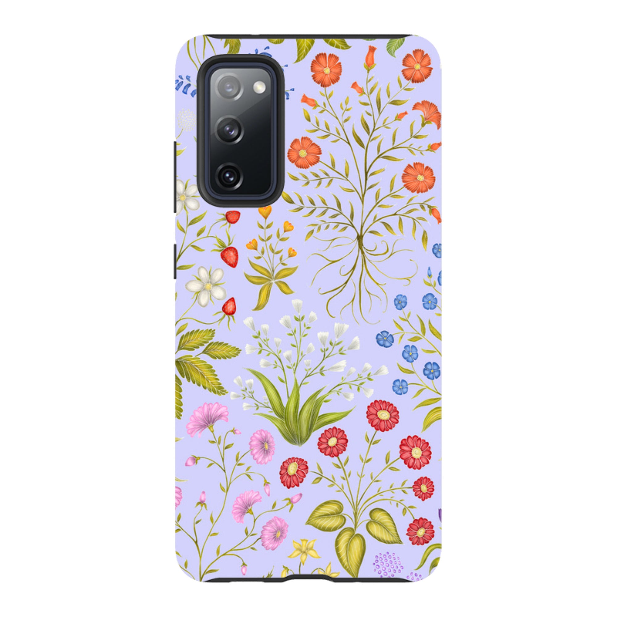 Samsung Tough Case - Fleurs Blue By Catherine Rowe