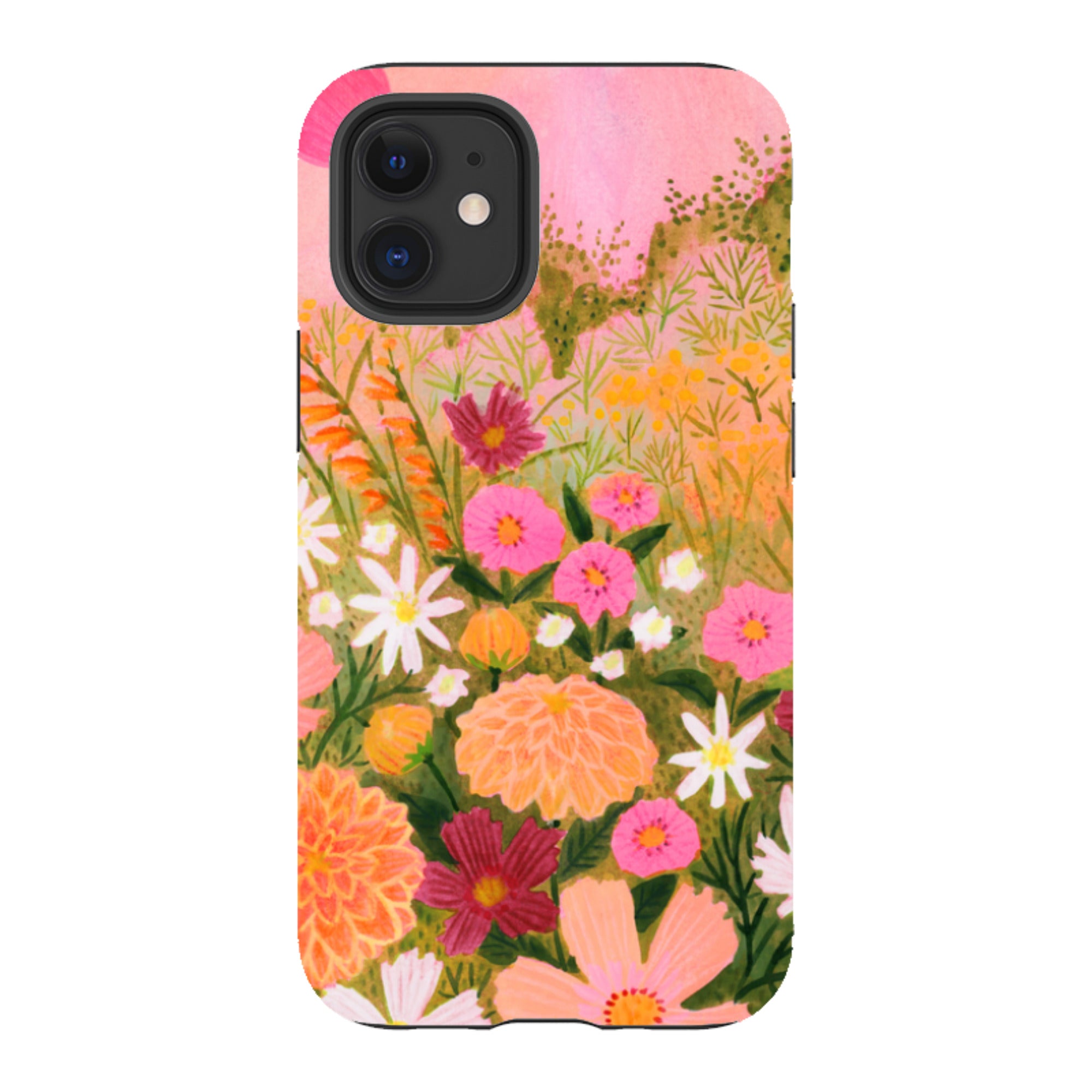iPhone Tough Case - Flower Farm Sunset By Lee Foster Wilson
