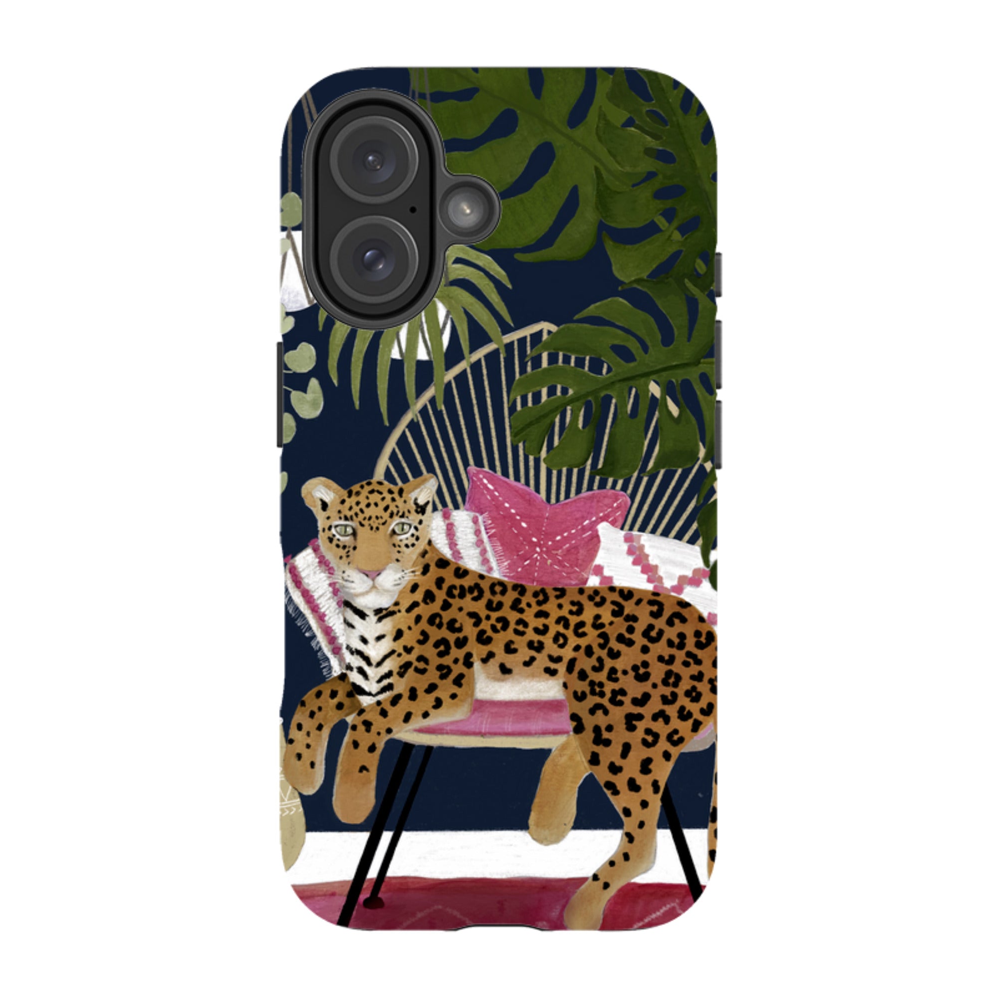 iPhone Tough Case - Boho Leopard By Bex Parkin