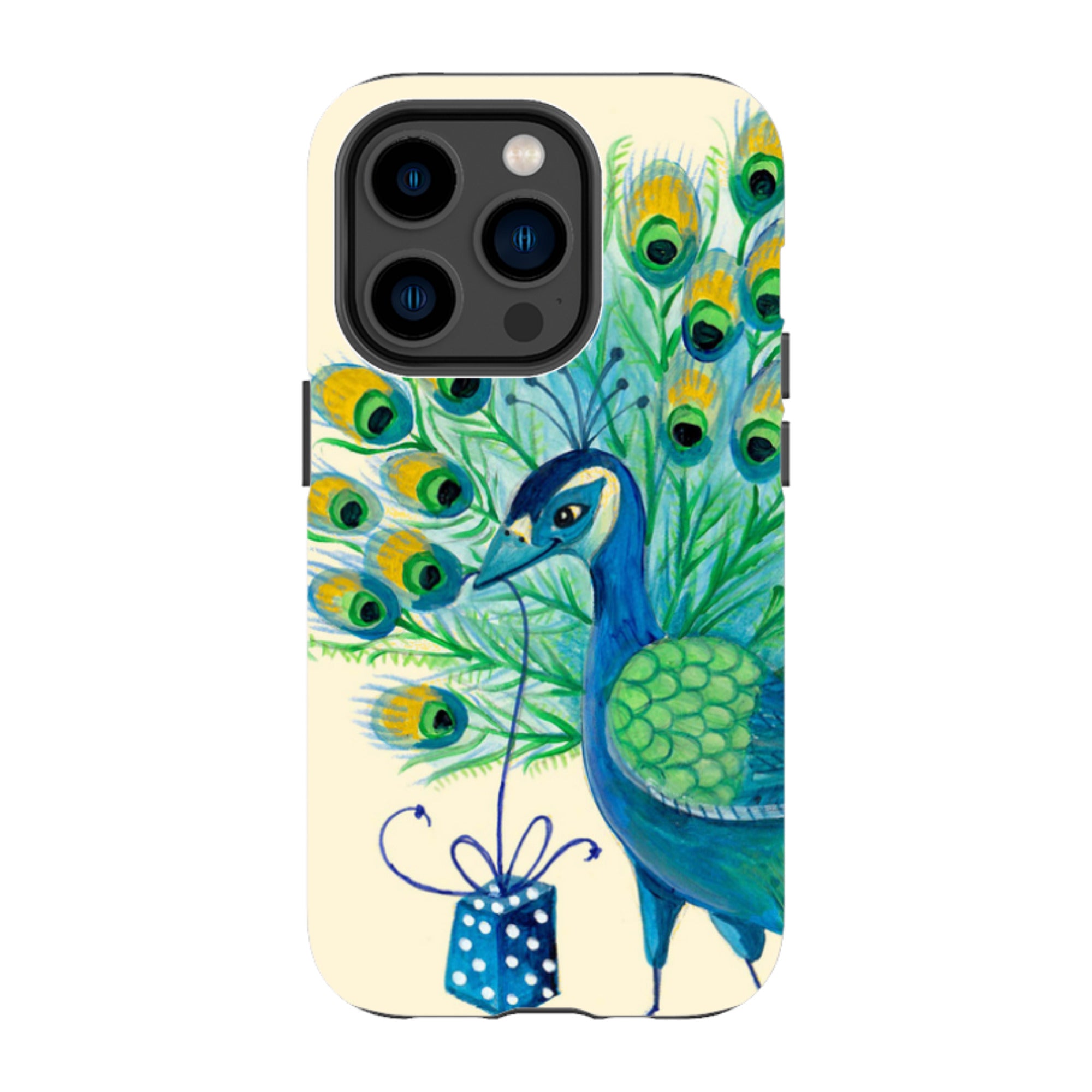 iPhone MagSafe Tough Case -  Peacock Present By Caroline Bonne Muller