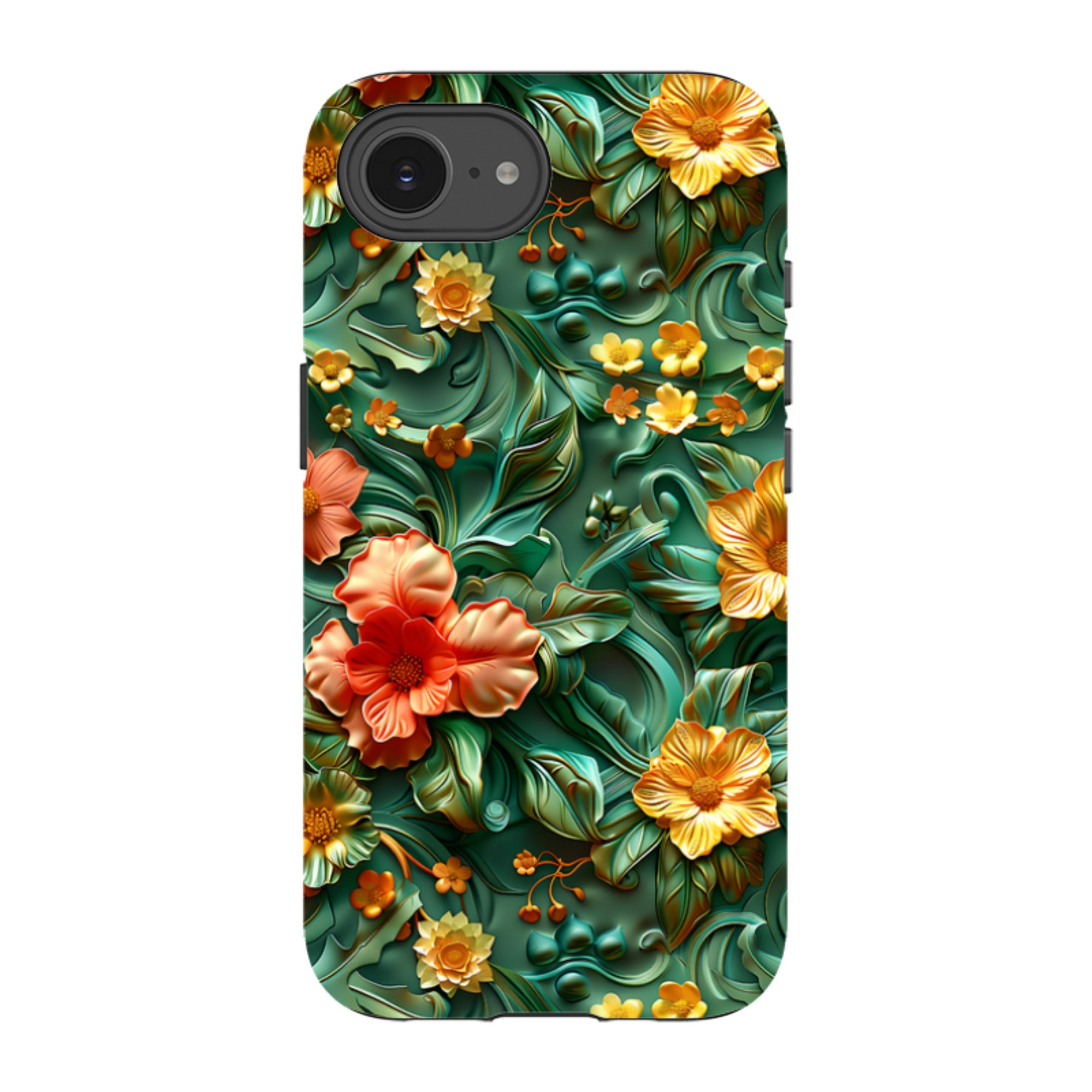 iPhone Tough Case -Jade Floral