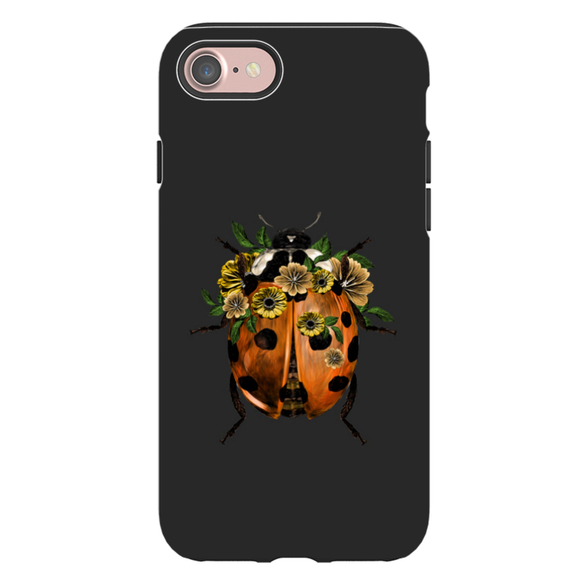 iPhone Tough Case - Ladybug Dark