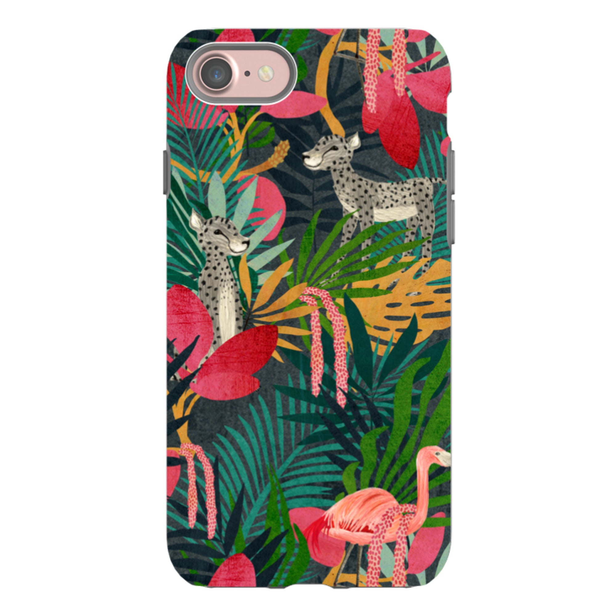 iPhone Tough Case - Lush Jungle By Katherine Quinn