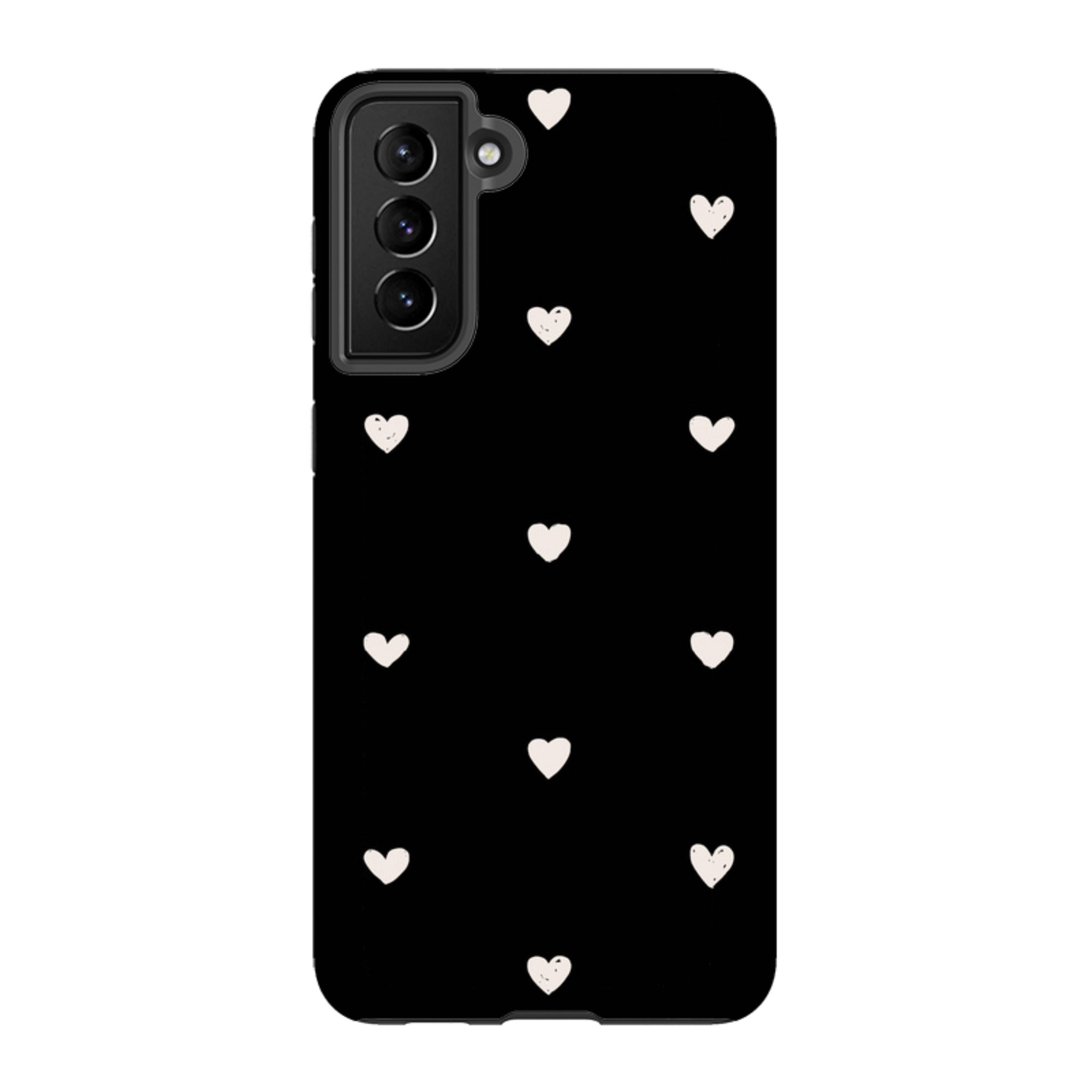 Samsung Tough Case - Hearts Black