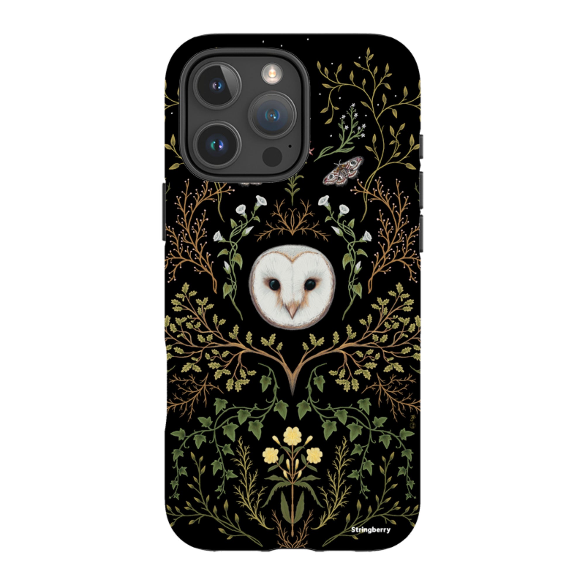 iPhone Tough Case - Owl Pattern By Anna Stead