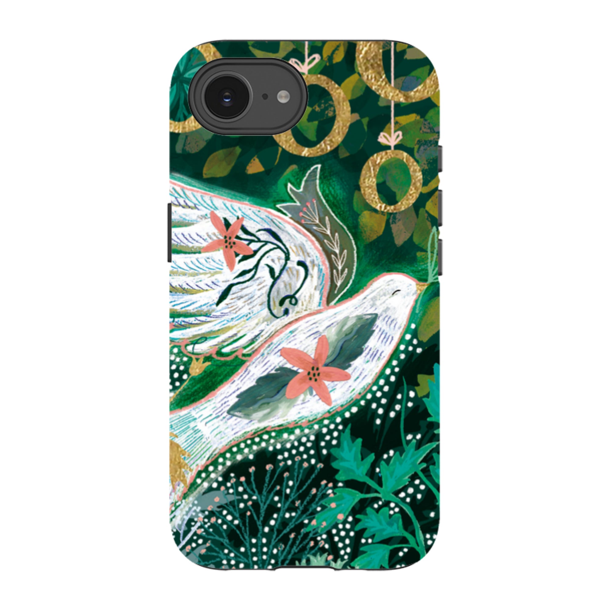 iPhone Tough Case - Gold Rings By Emma Frances Grant
