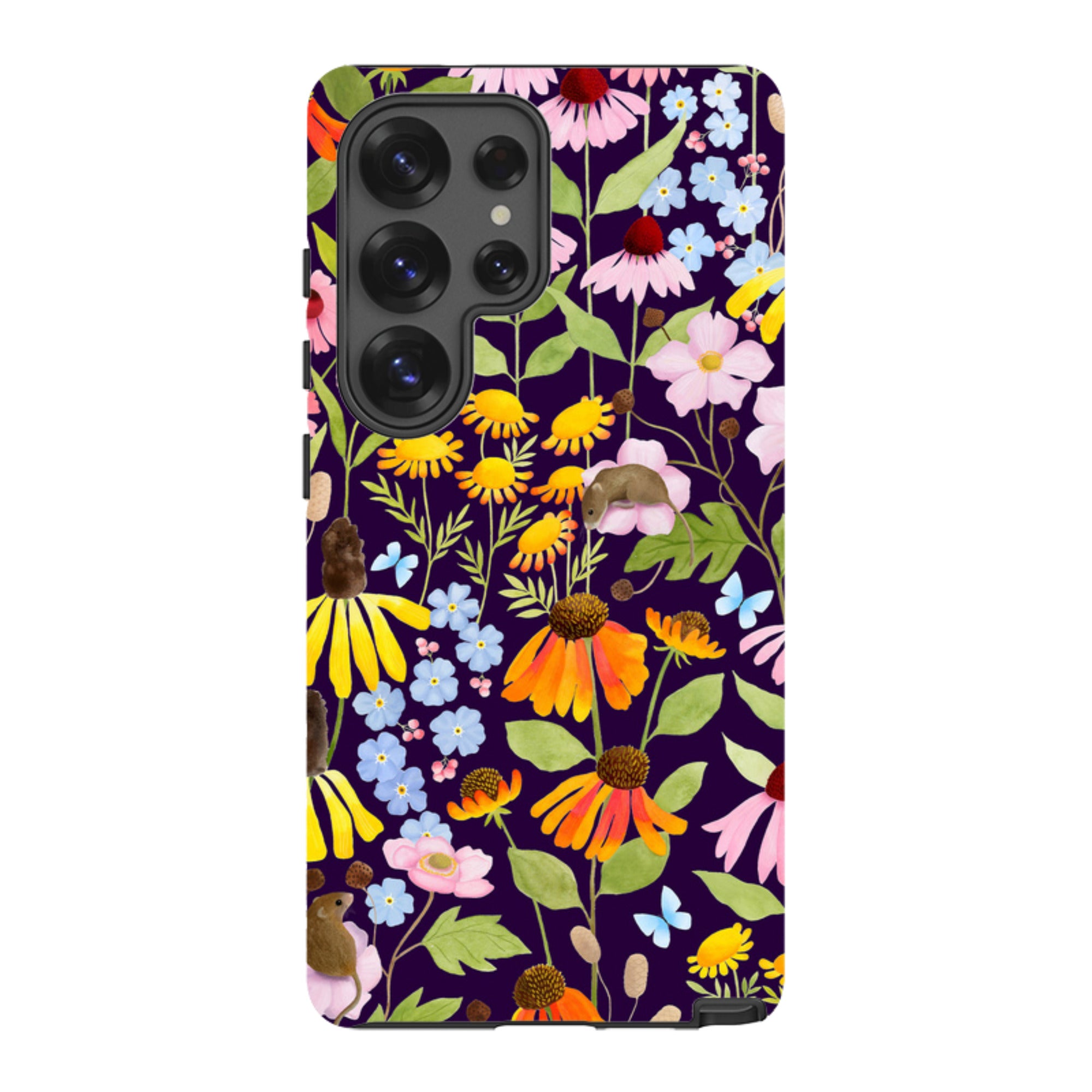 Samsung Tough Case - Mice And Wildflowers By Bex Parkin