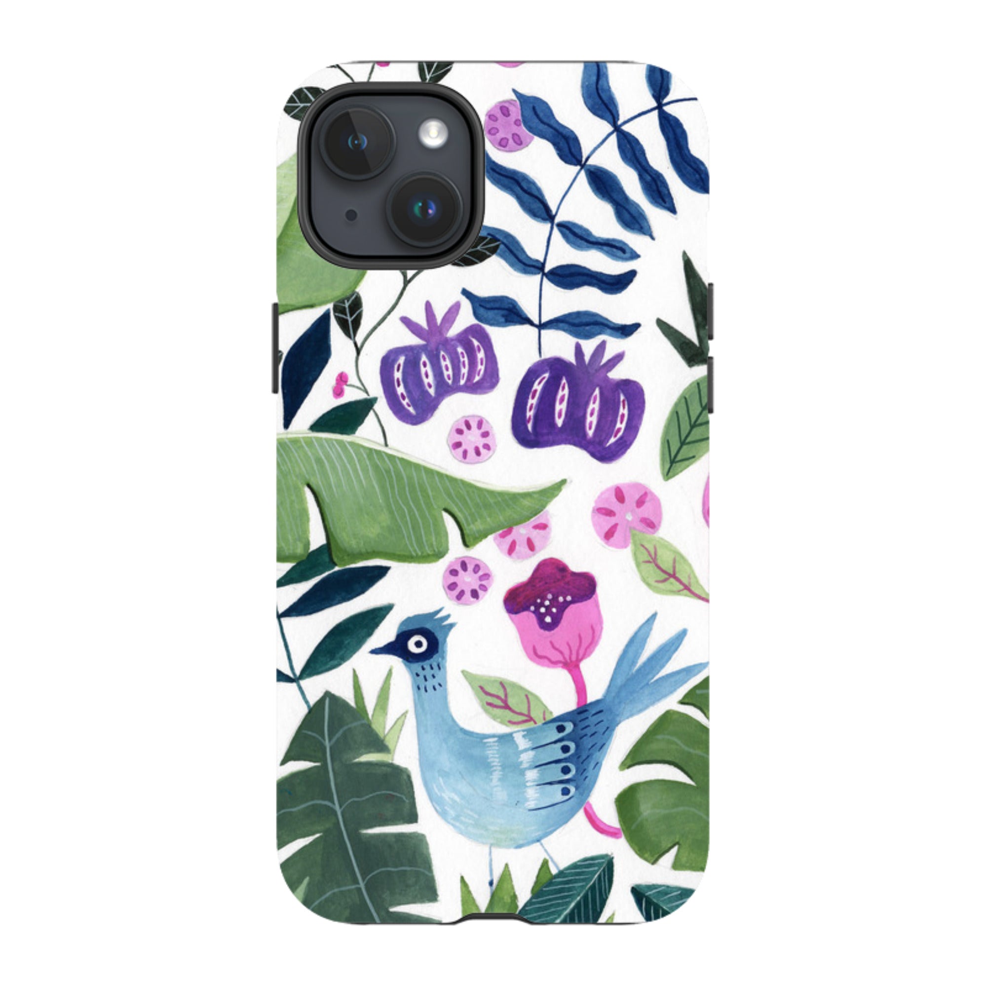 iPhone Tough Case - Birds In Forest By Bex Parkin