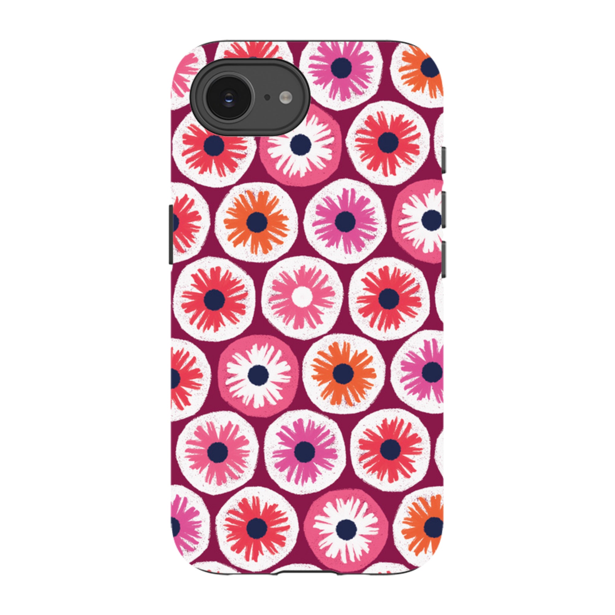 iPhone Tough Case - Penny Flowers Red By Ali Brookes
