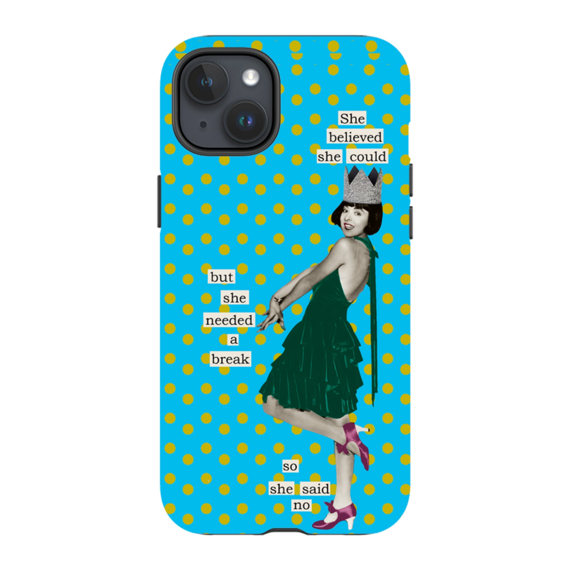 iPhone Tough Case - She Believed She Could By Clare Jordan