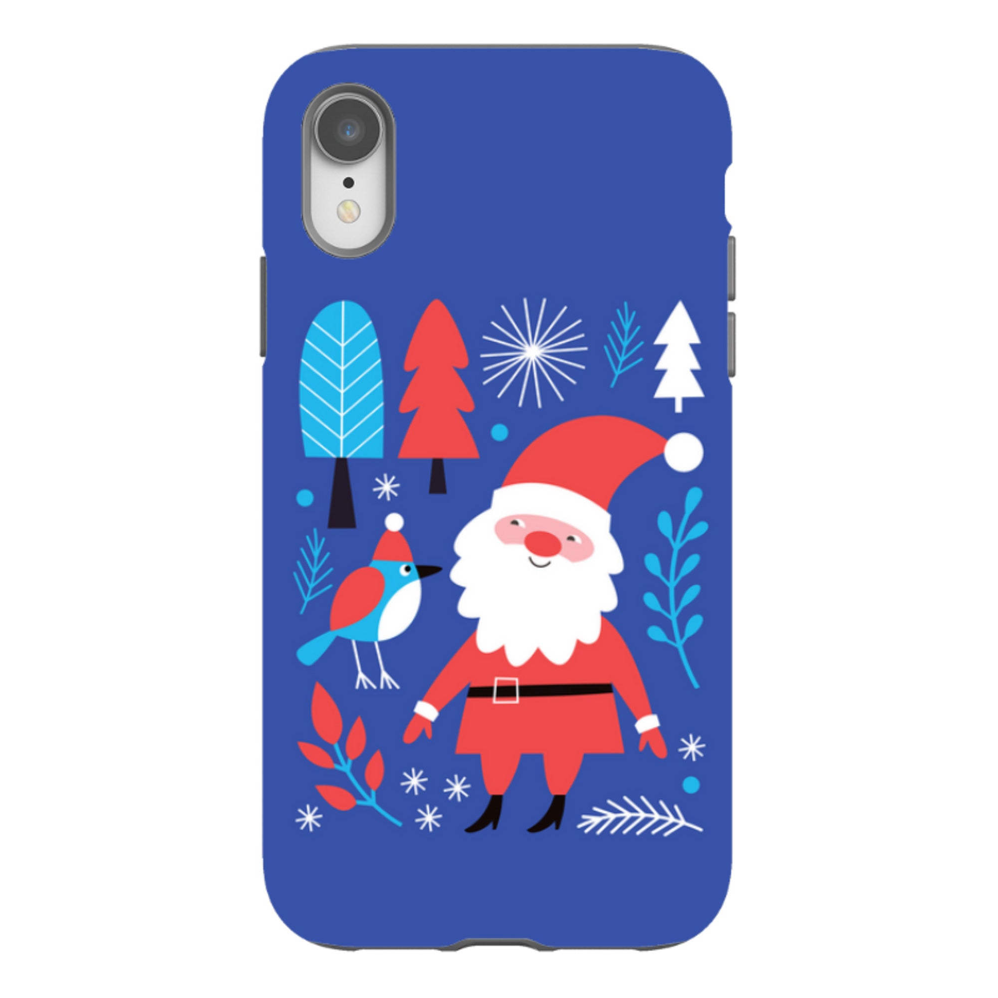 iPhone Tough Case - Santa And Bird
