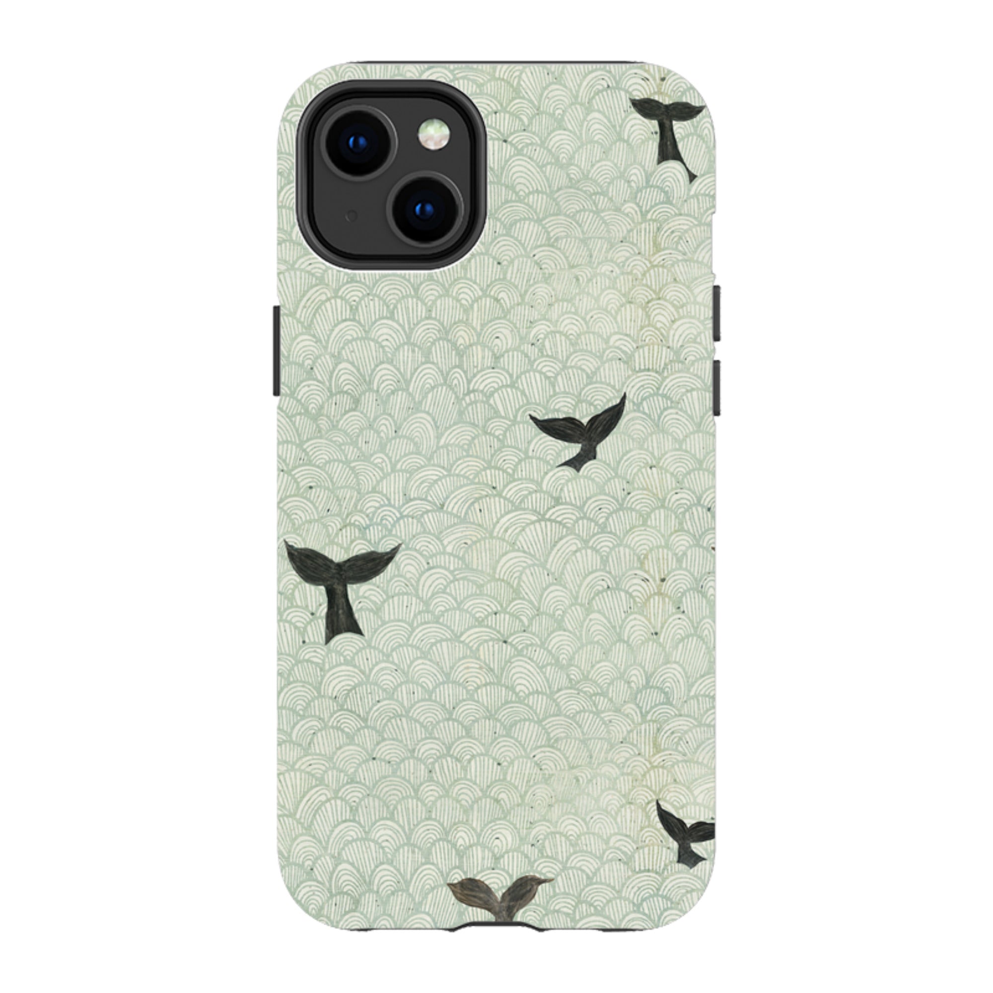iPhone MagSafe Tough Case - Whale Tails By Katherine Quinn