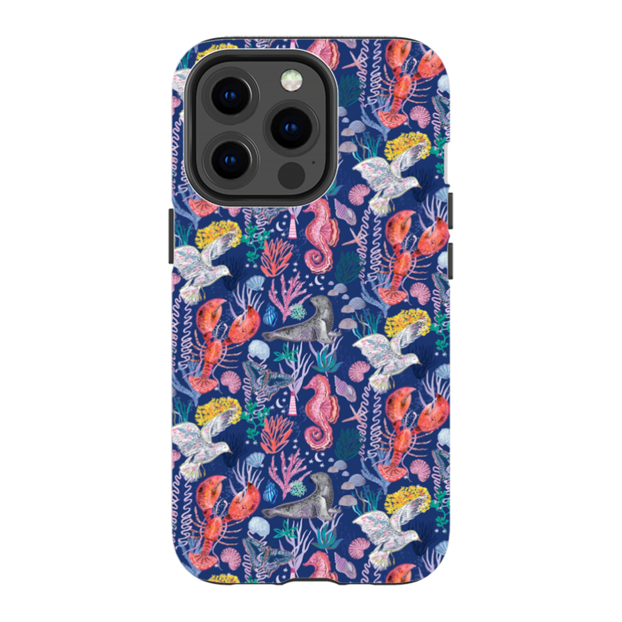 iPhone Case - Coastline Pattern-C By Emma Frances Grant