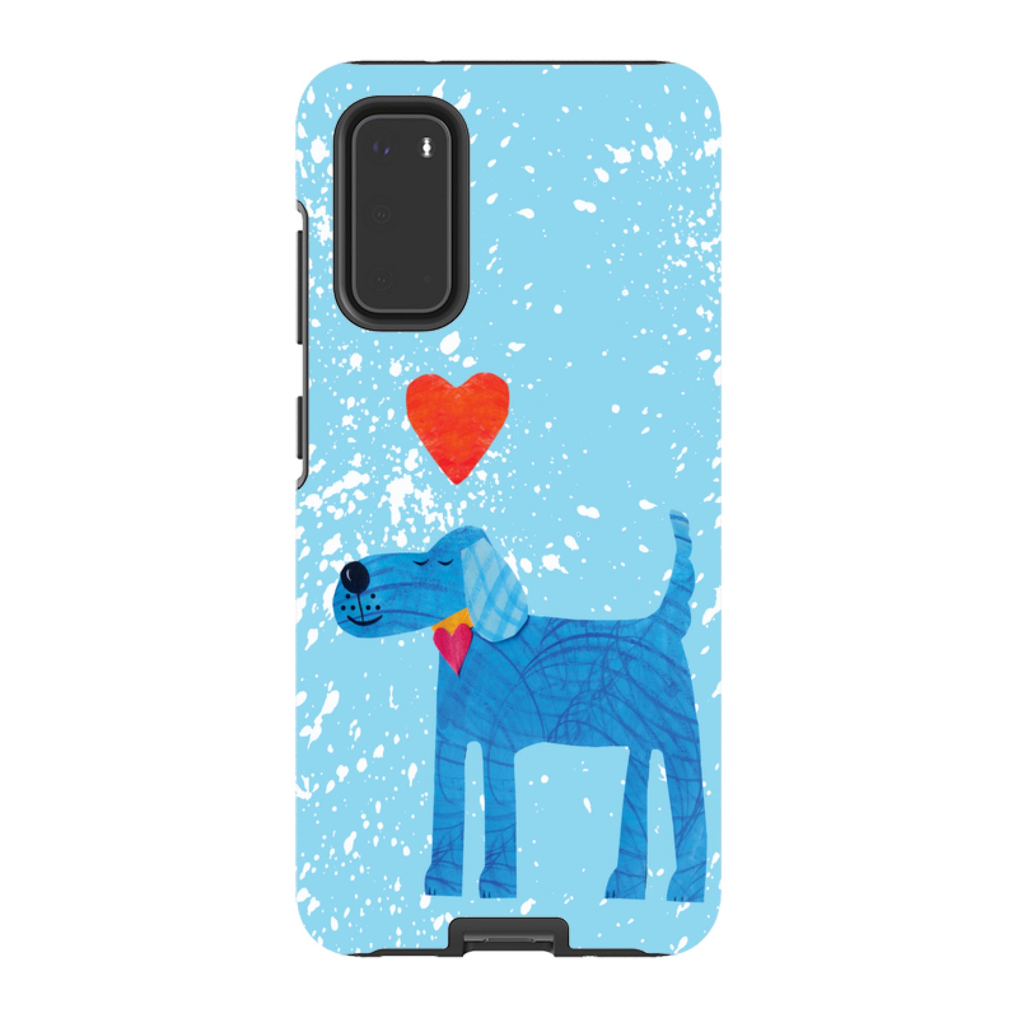 Samsung Tough Case - Blue Dog By Tracey English