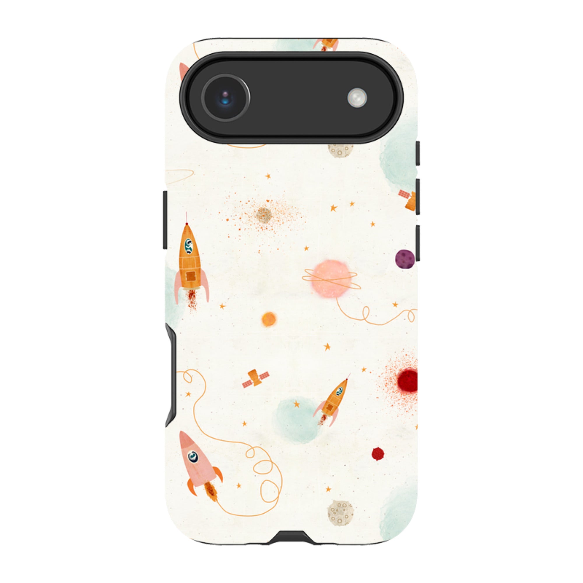 iPhone MagSafe Tough Case - Rockets Cream By Katherine Quinn
